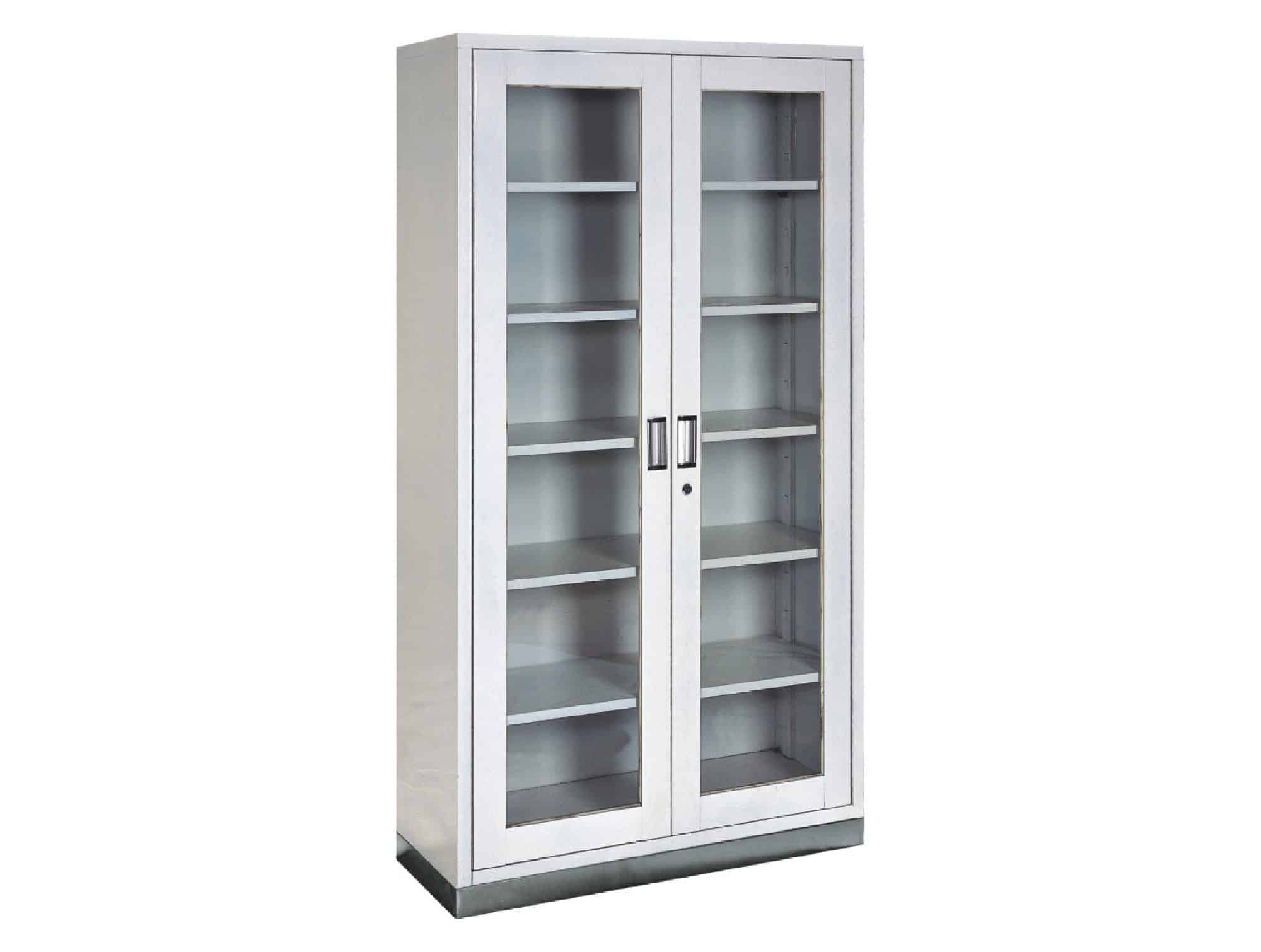 Armoire à 2 portes vitrées