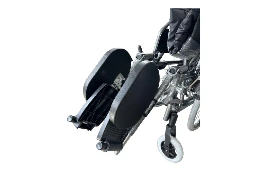 Fauteuil aluminium Confort avec repose jambes