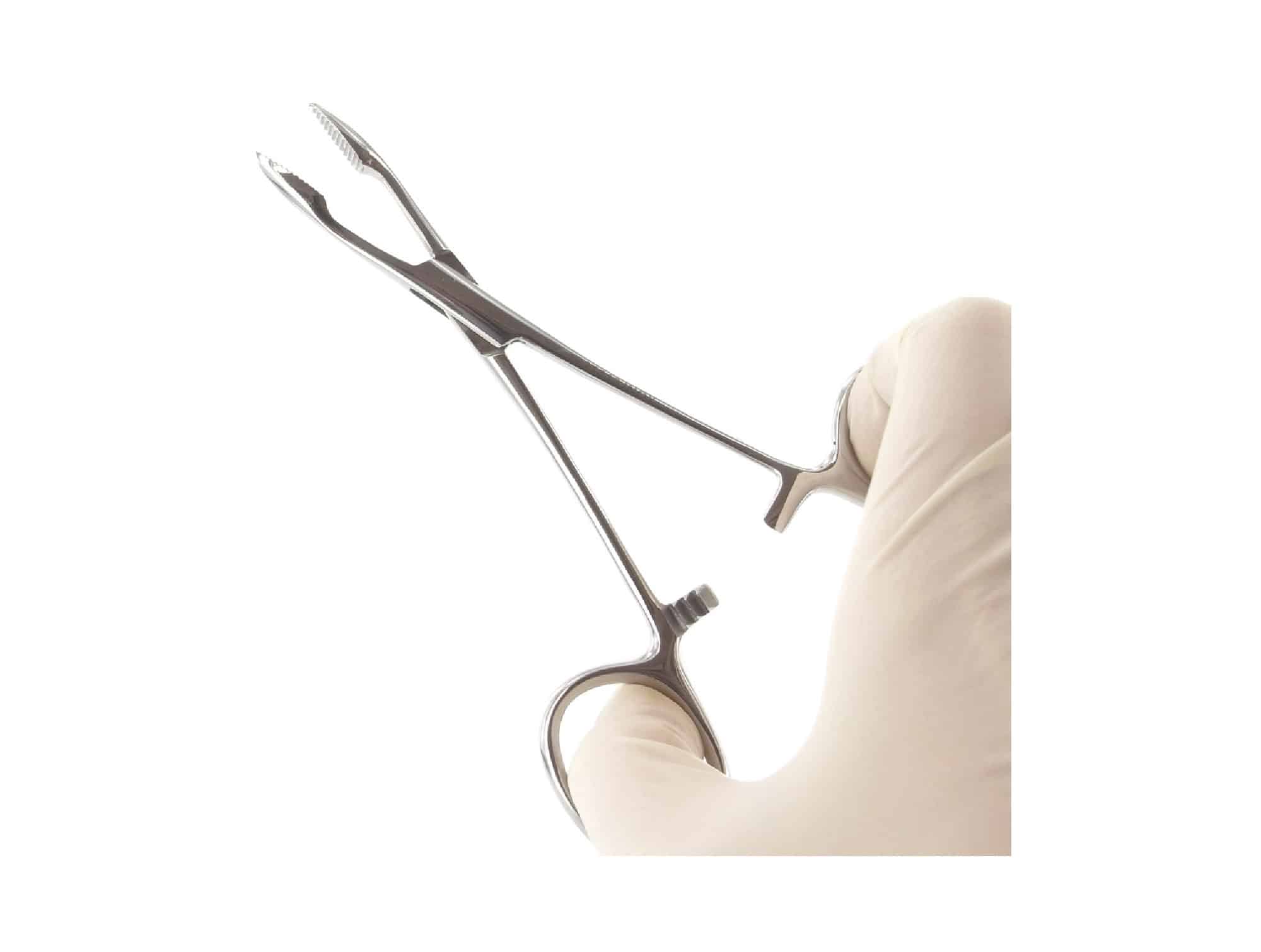 Pince de Péan en inox - 16 cm