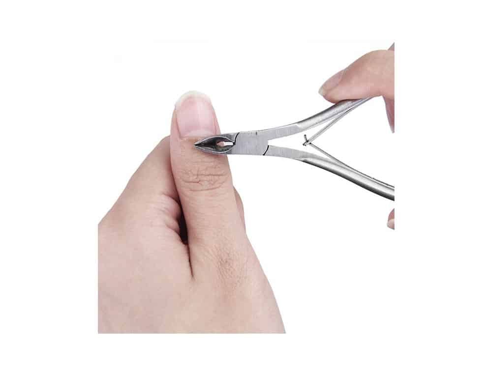 Pince en inox pour ongles incarnés