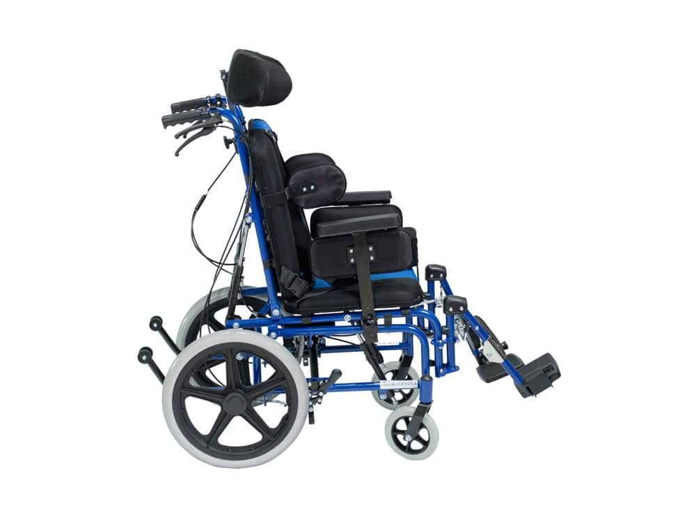 Poussette en aluminium pour enfant handicapé