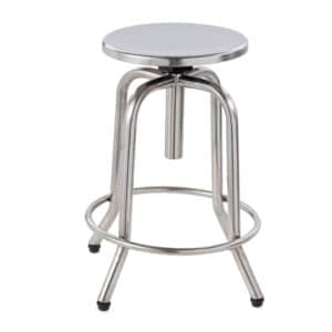 Tabouret fixe en Inox avec filtage