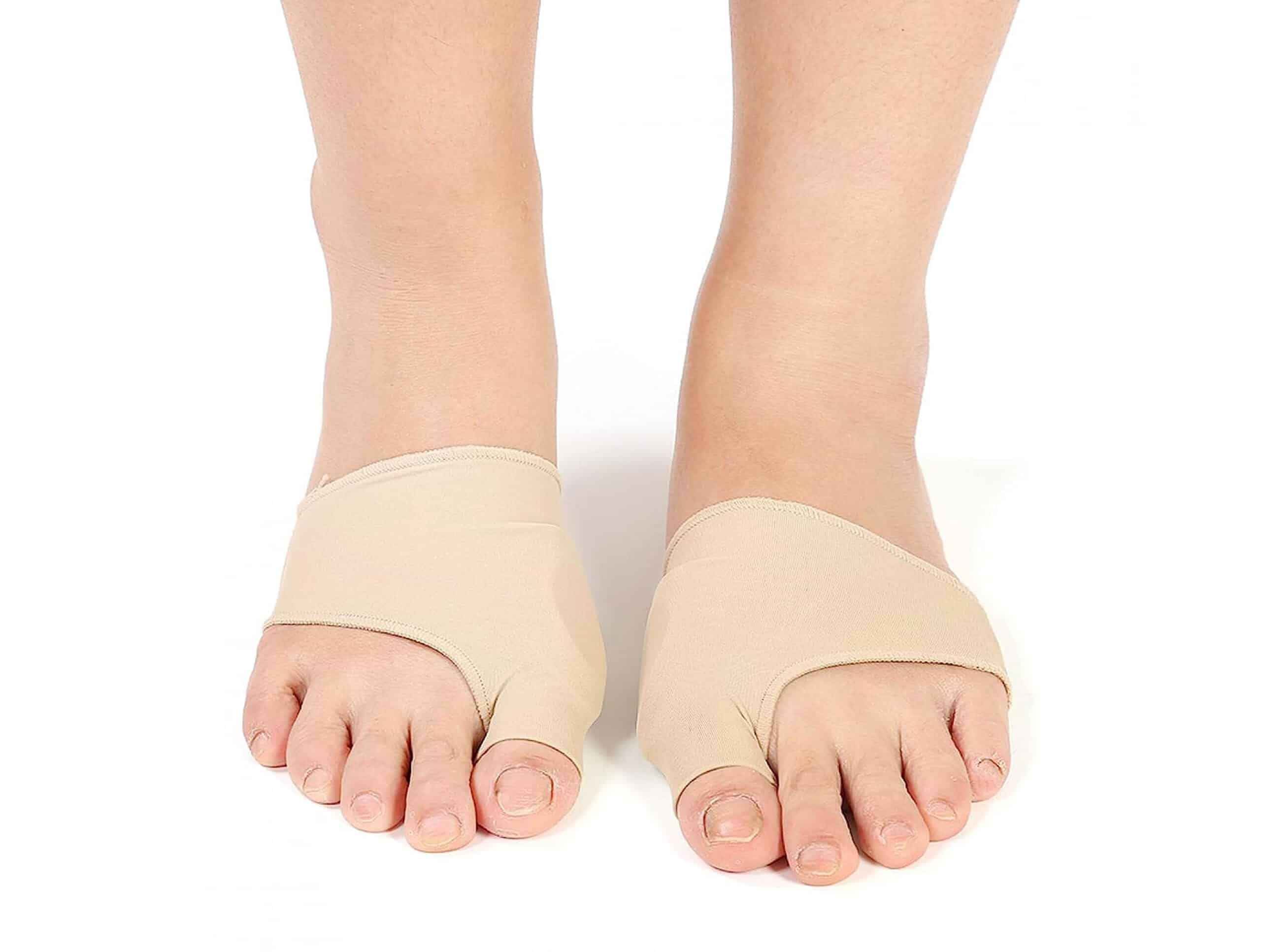 Coussin plantaire et protecteur hallux valgus en chausson (à l'unité)