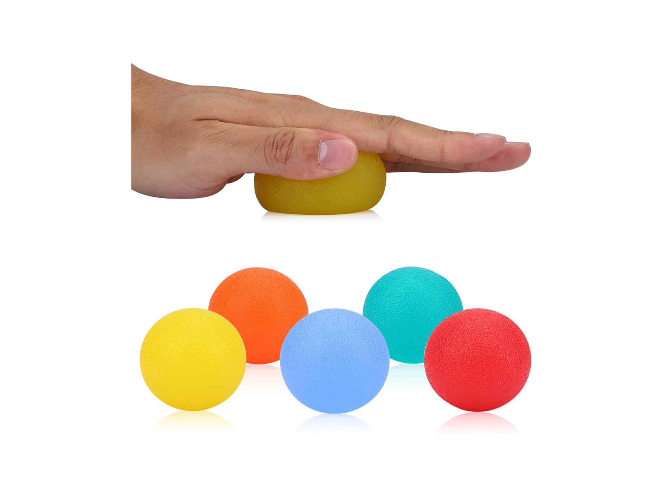 Balle en gel pour l'exercice de la main, ronde