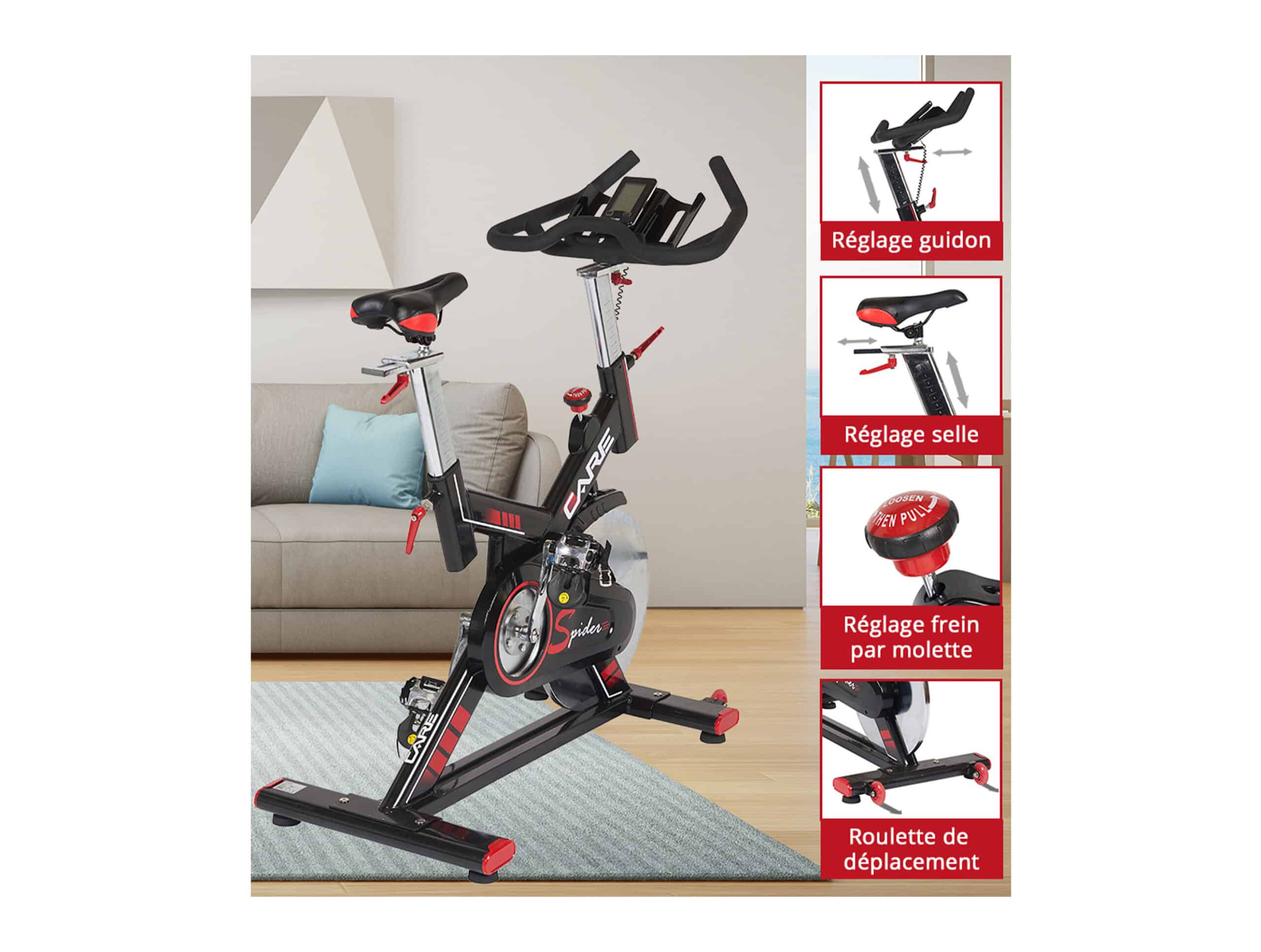 Vélo Spinning Spider