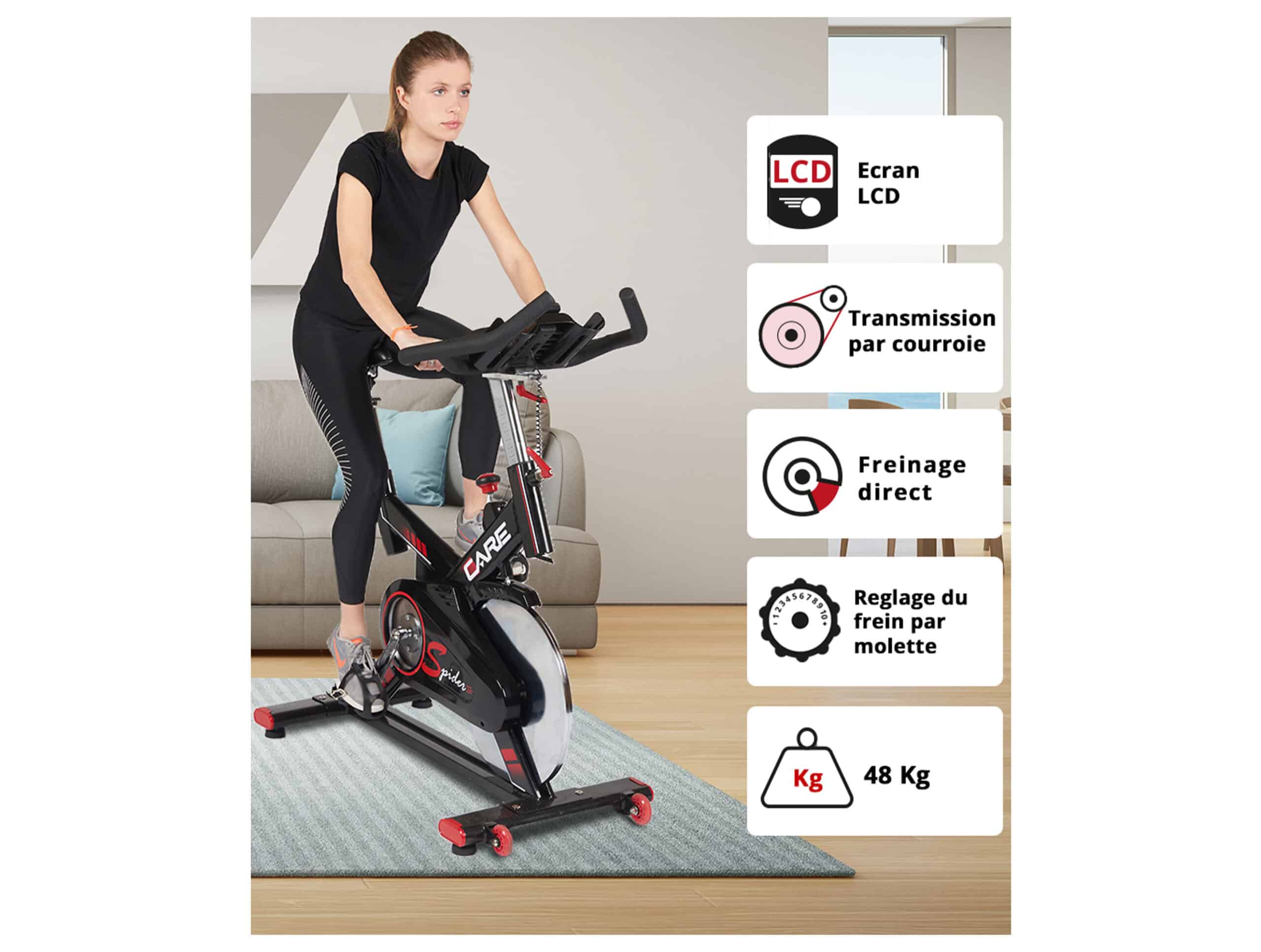 Vélo Spinning Spider