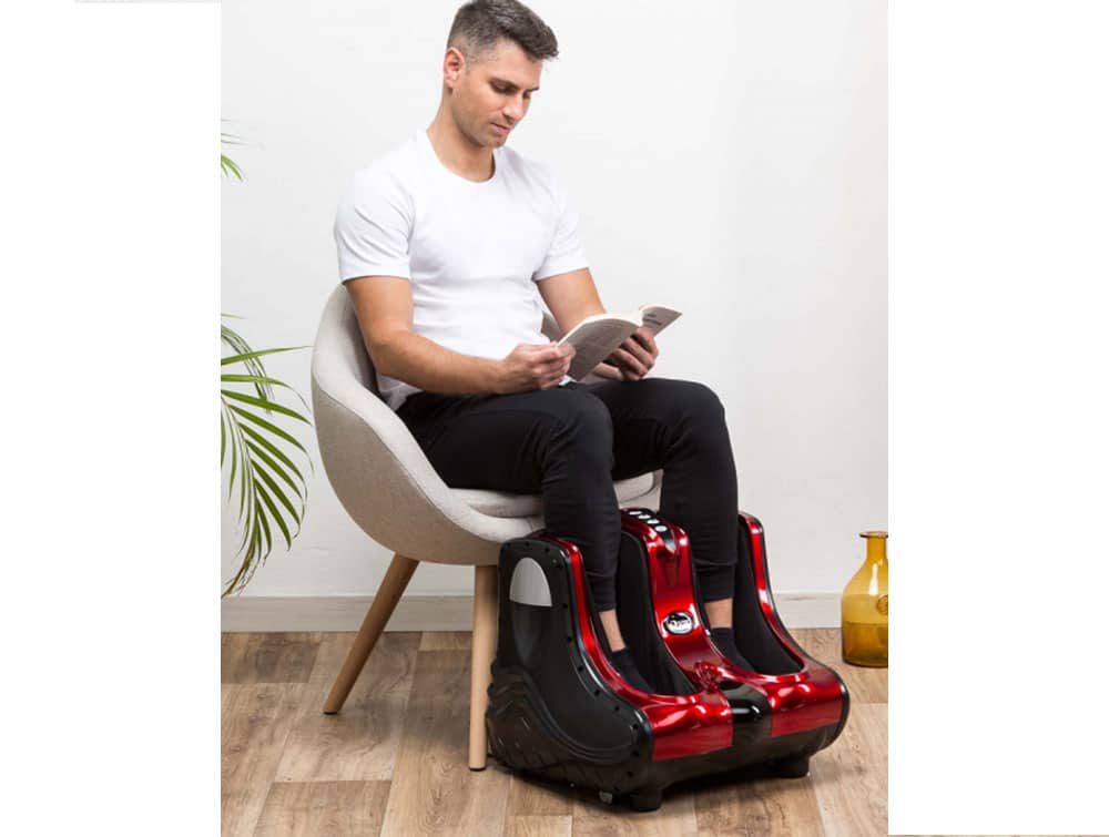 Appareil électrique de massage pour pieds et jambes