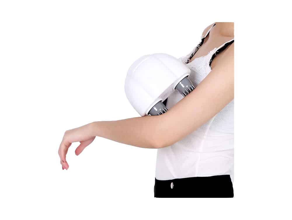 Vibromasseur électrique à double tête