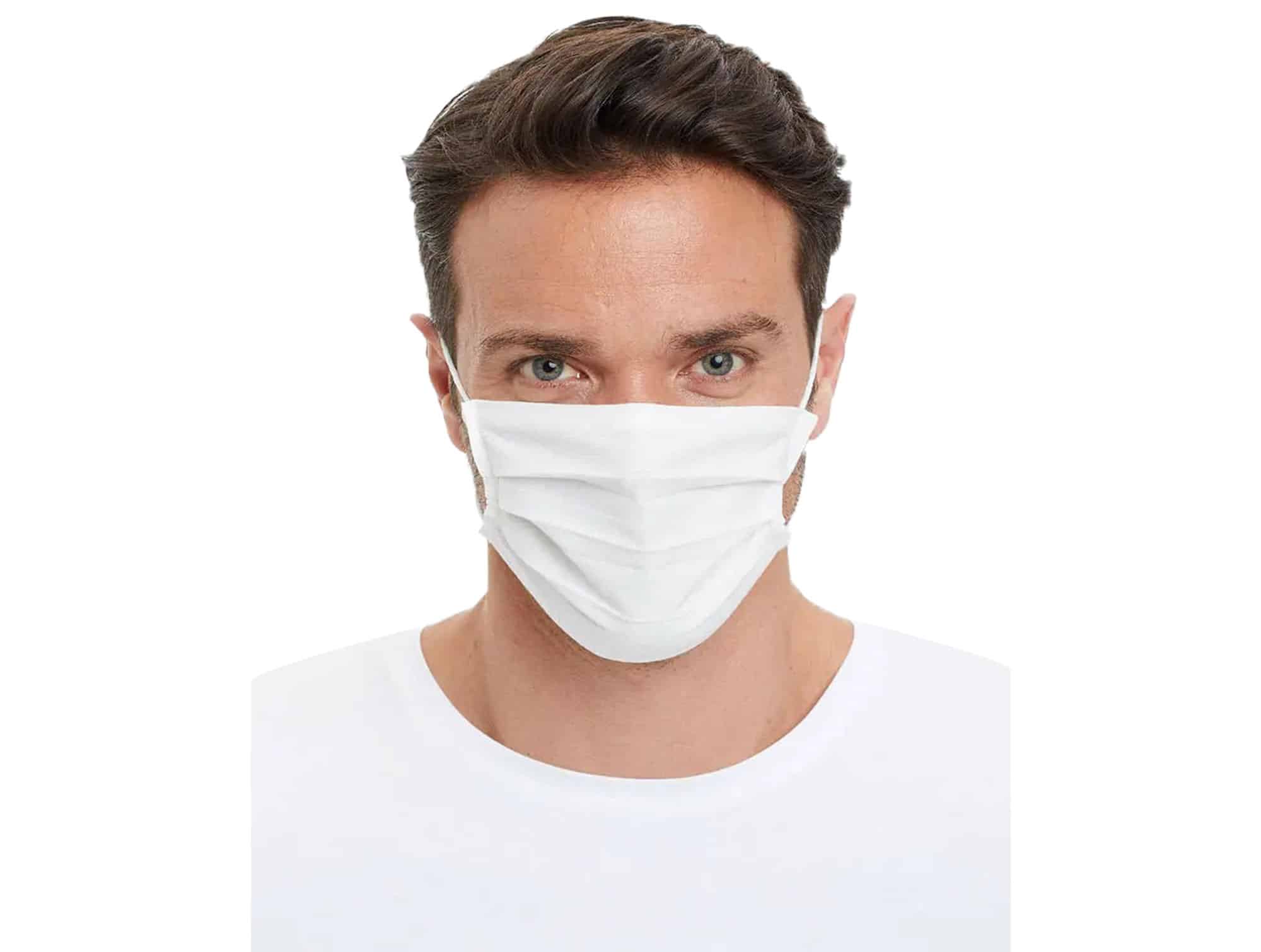 Masque de protection à 3 plis tissé