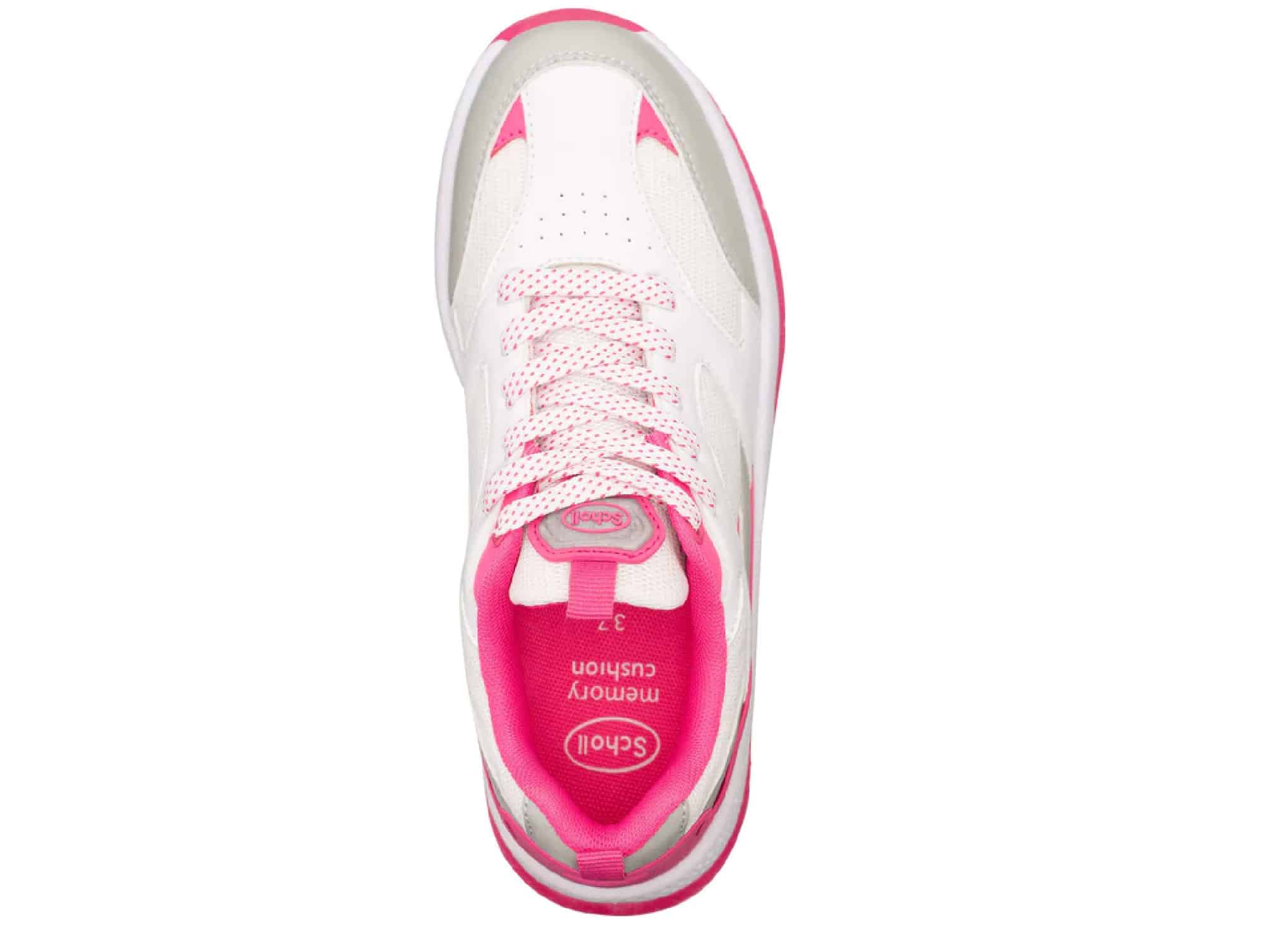Baskets Millenial Blanc/Fuchsia