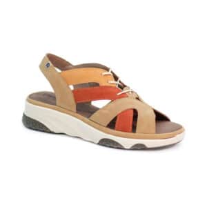 Sandale-Flex-&-Go-NUB-BeigevRouge