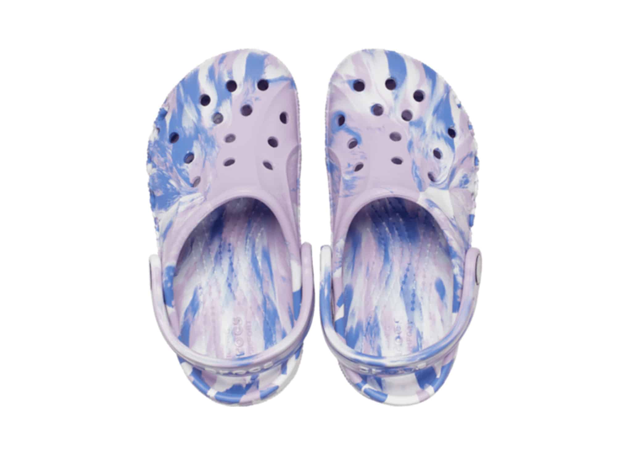 Sabot Crocs Baya Marbled Lavender