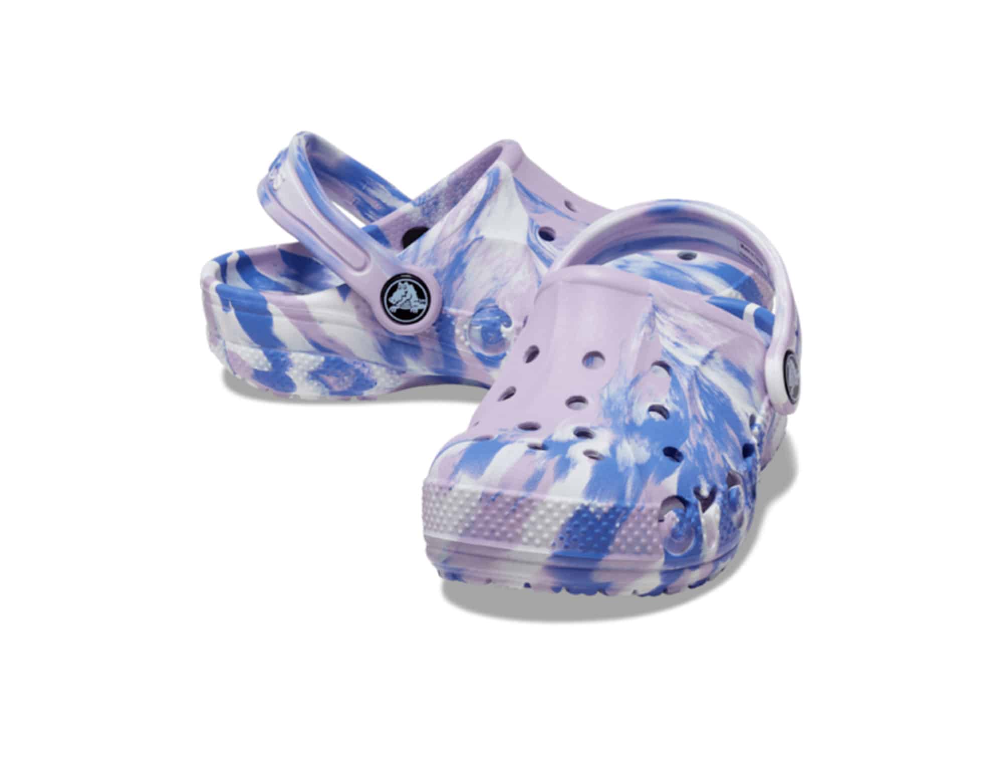 Sabot Crocs Marbled Lavender Multi