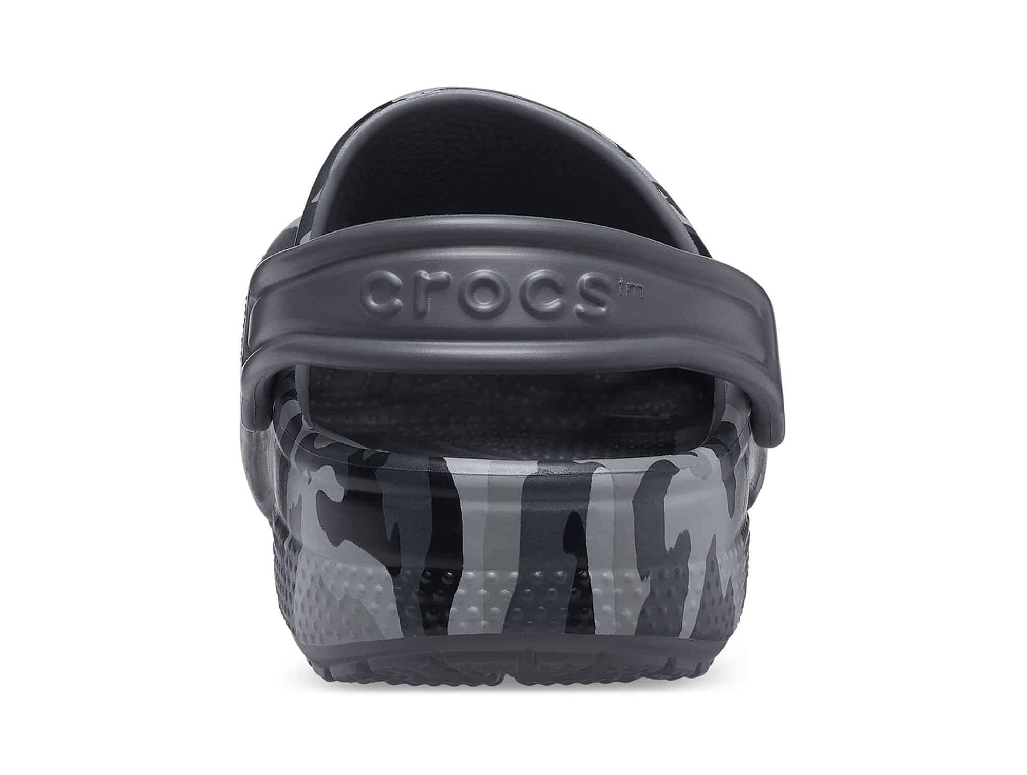 Sabot Crocs Camo Noir Gris