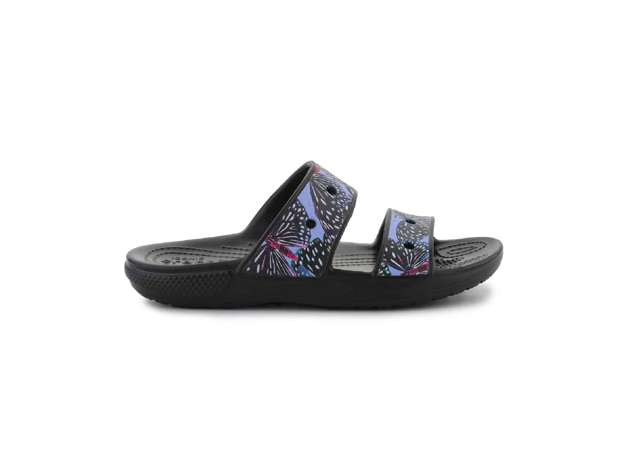 Sandale Crocs Butterfly Noire