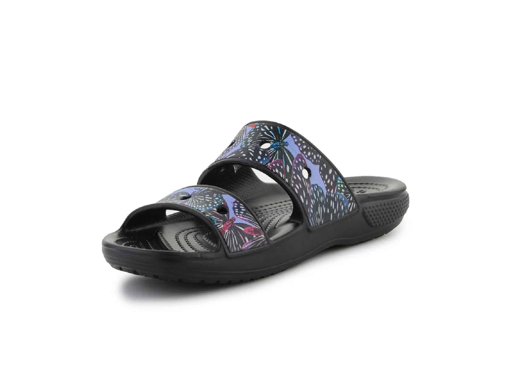 Sandale Crocs Butterfly Noire