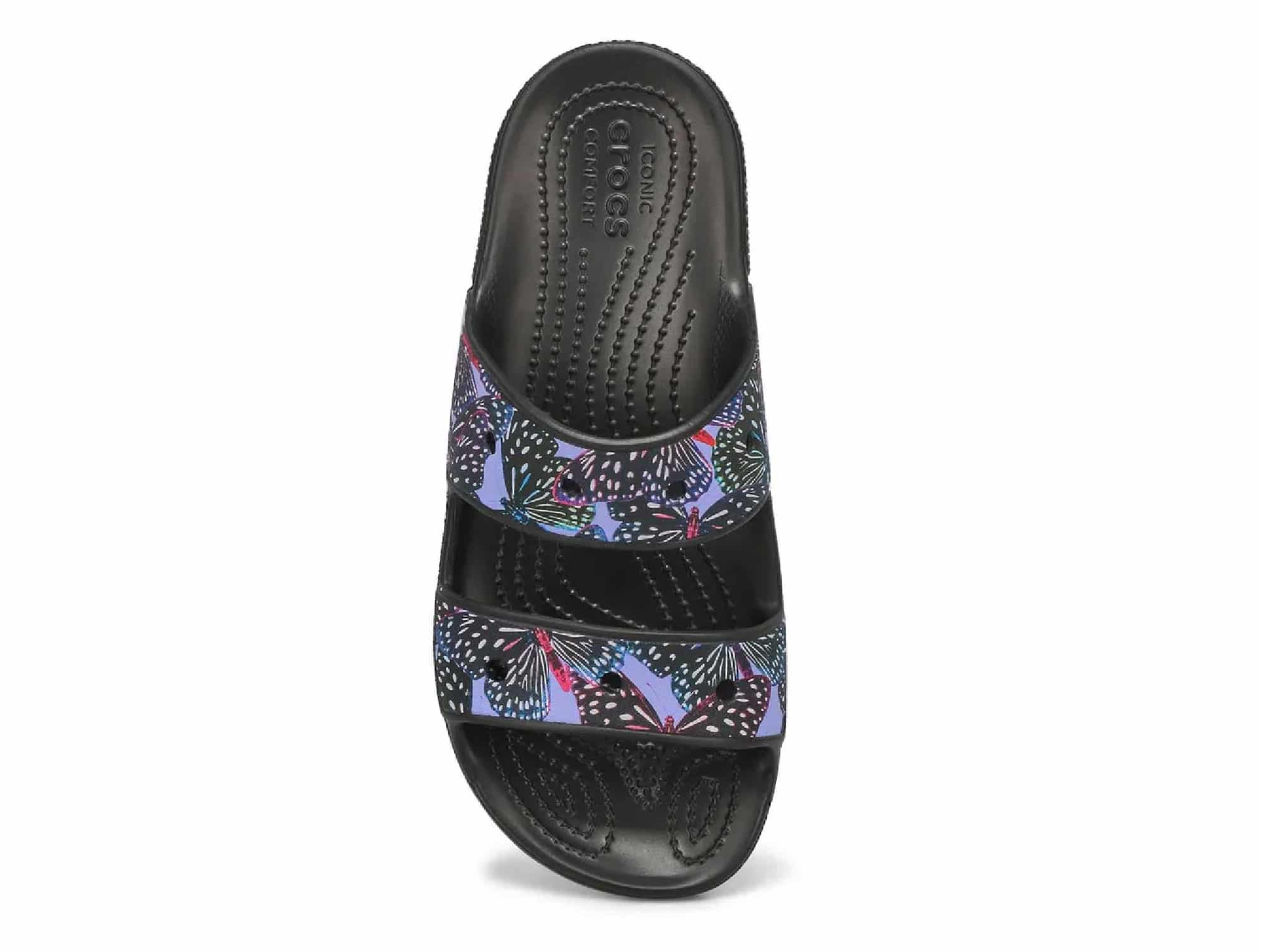 Sandale Crocs Butterfly Noire