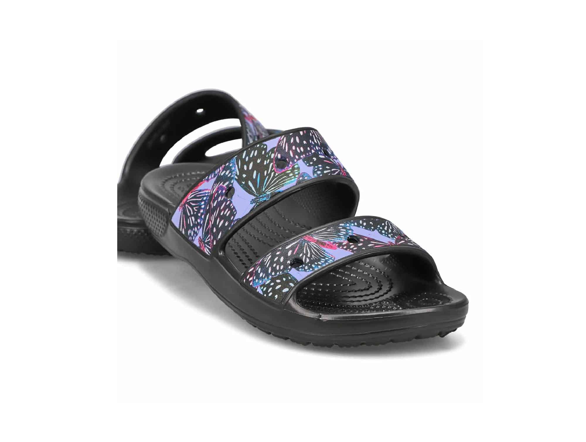 Sandale Crocs Butterfly Noire