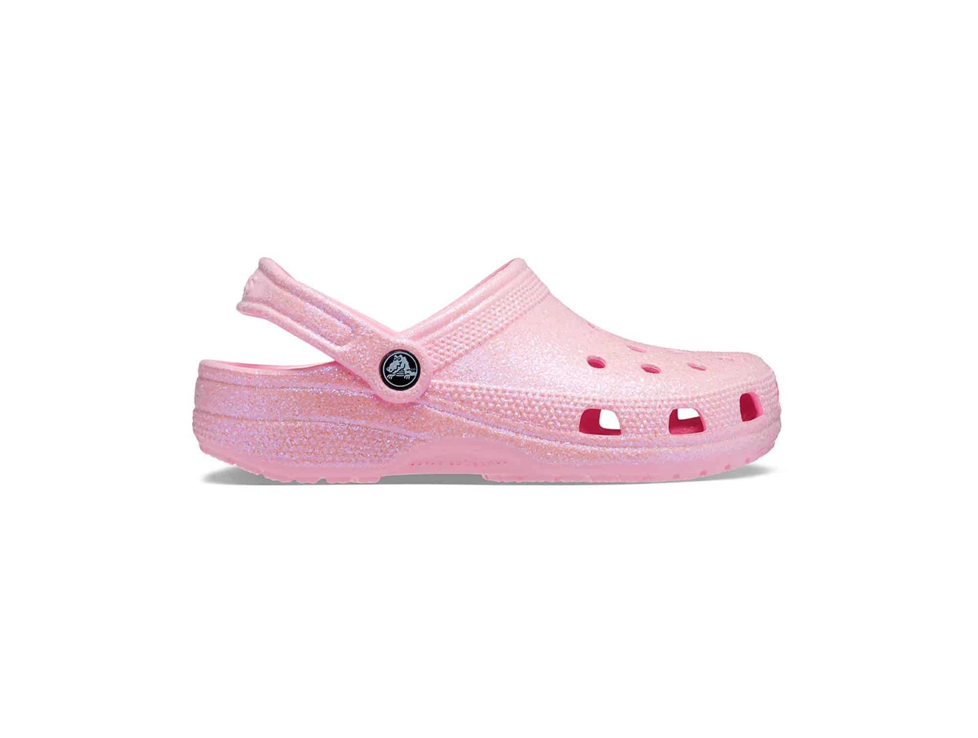 Sabot Crocs Classic Glitter Rose