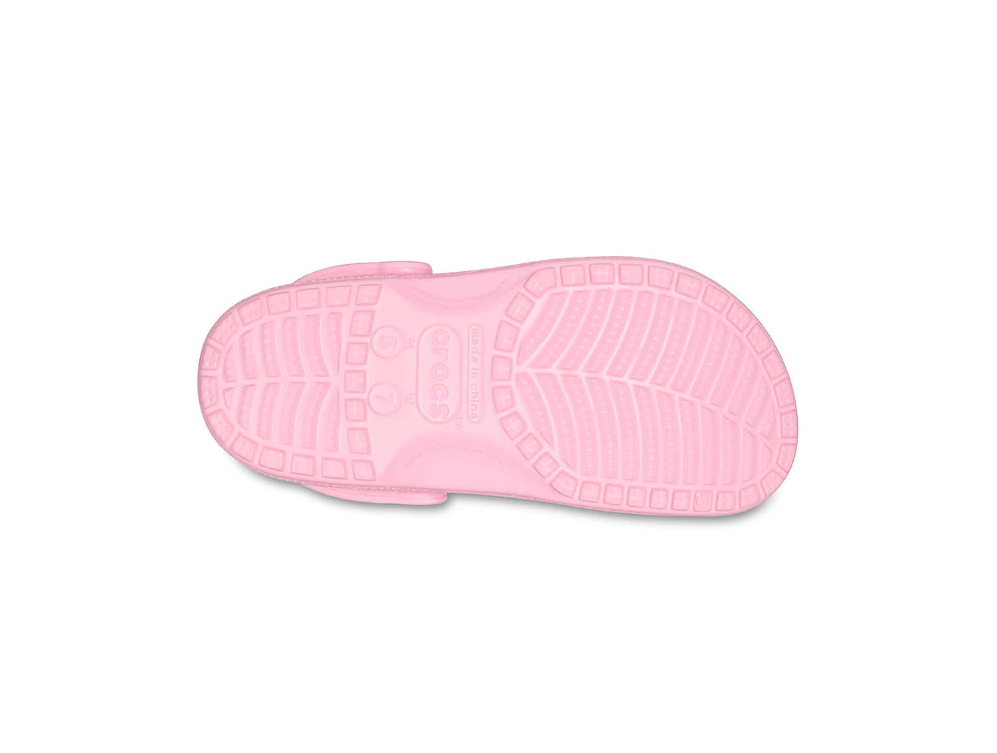 Sabot Crocs Classic Glitter Rose