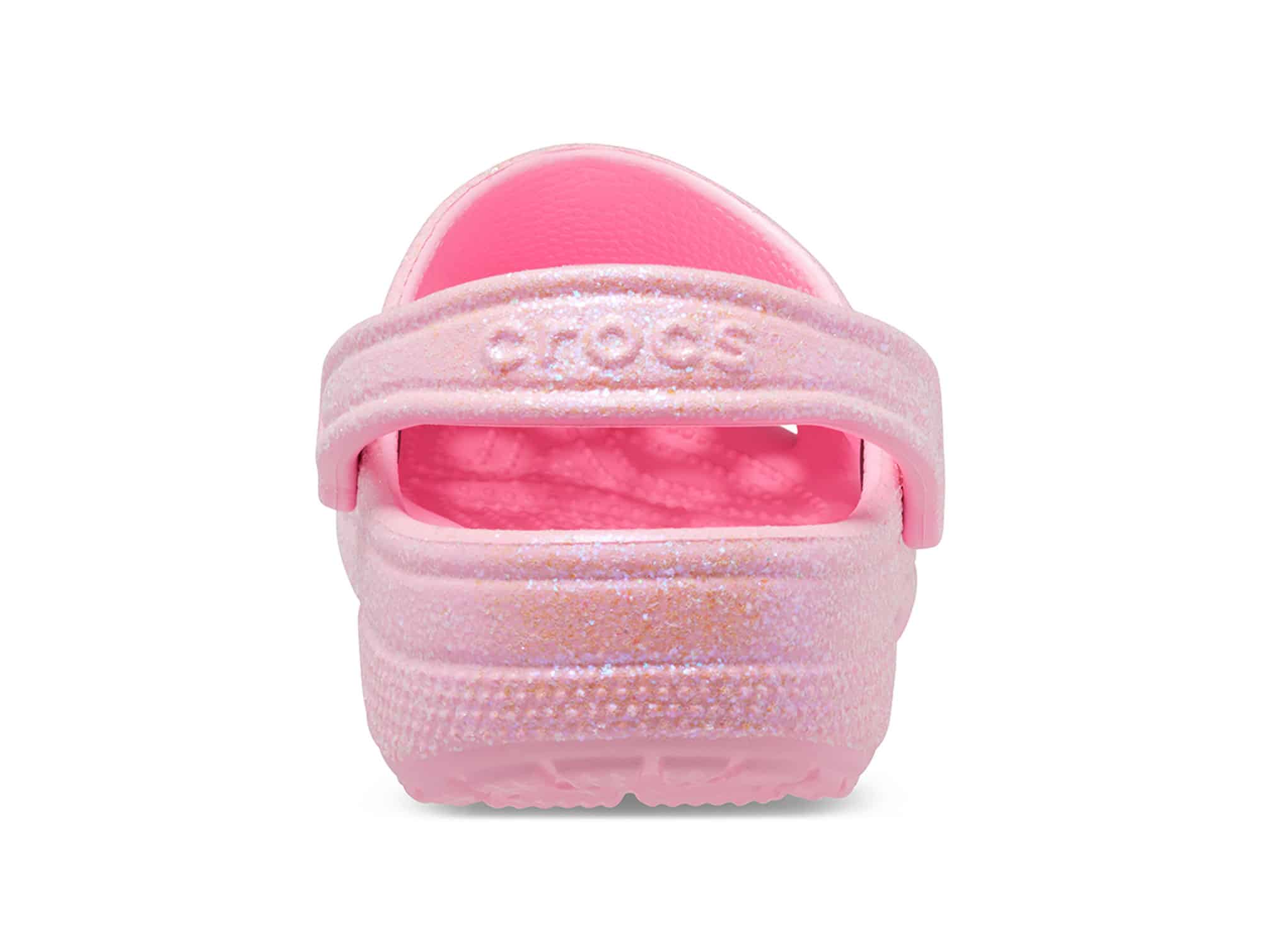 Sabot Crocs Classic Glitter Rose