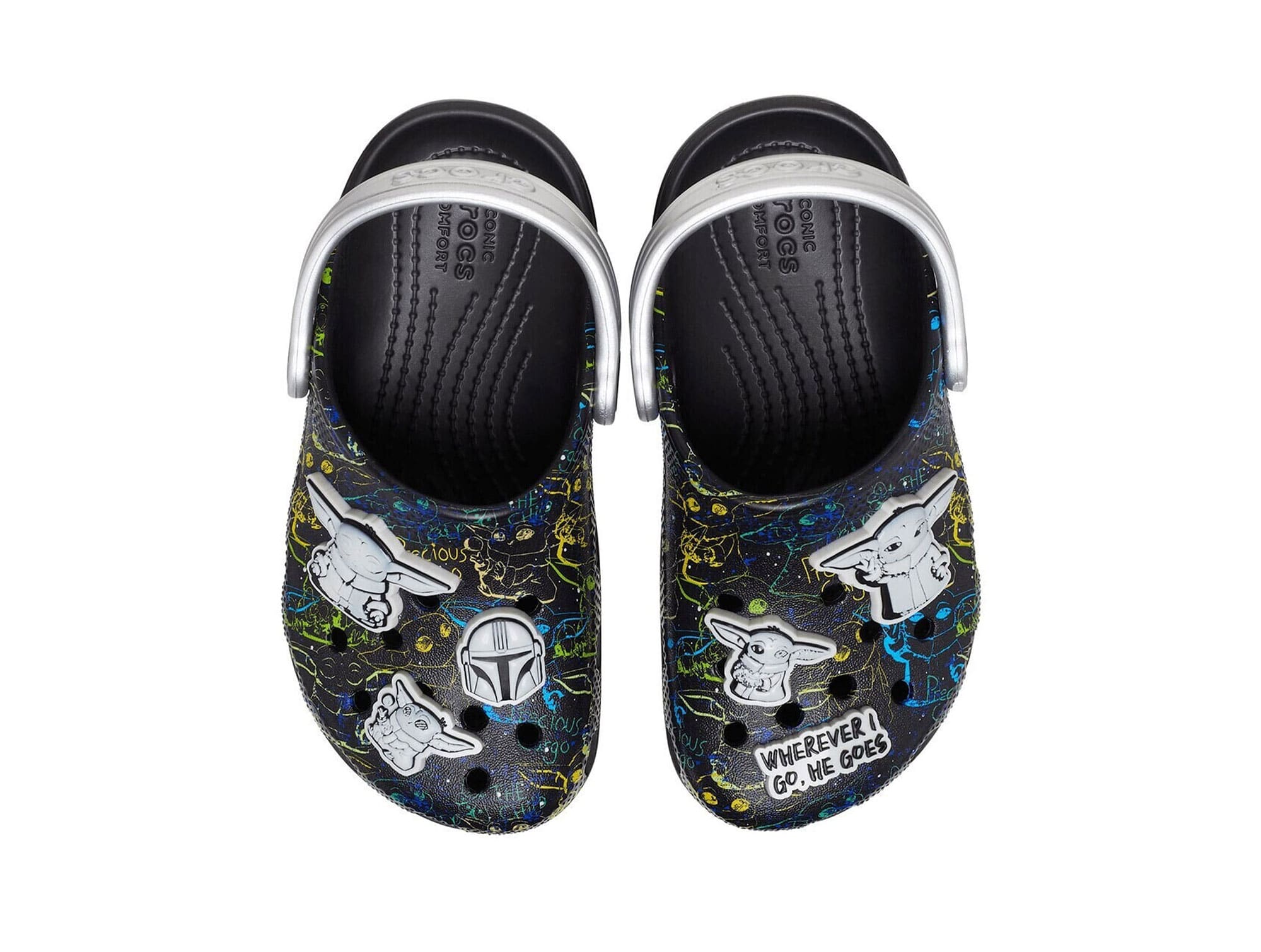 Sabot Crocs Classic Grogu Noir