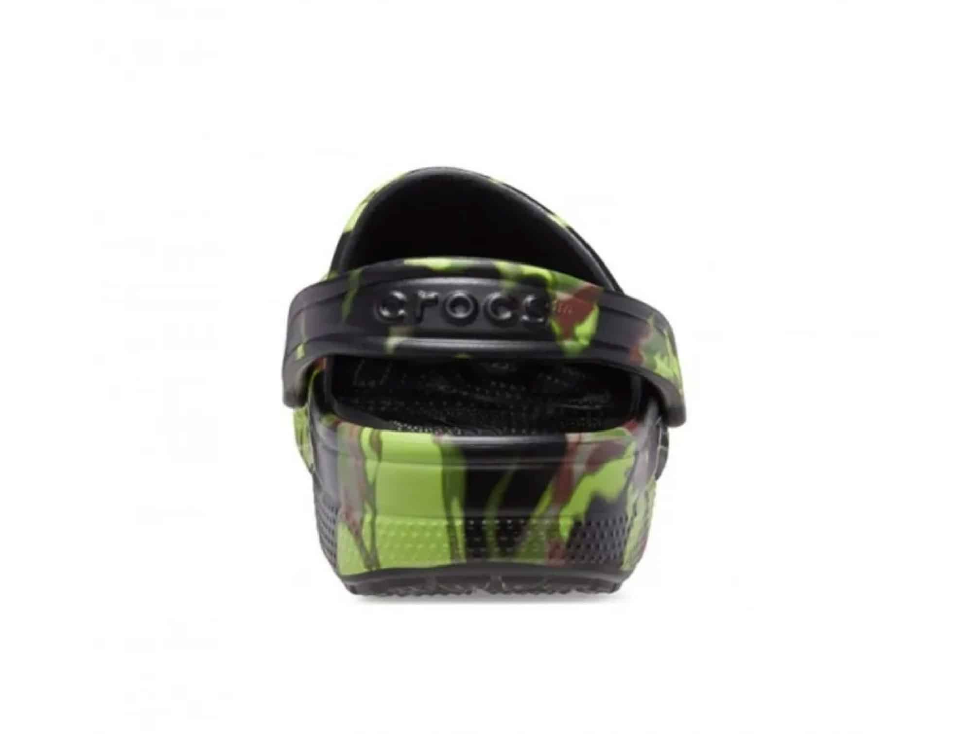 Sabot Crocs Spray Camo Noir