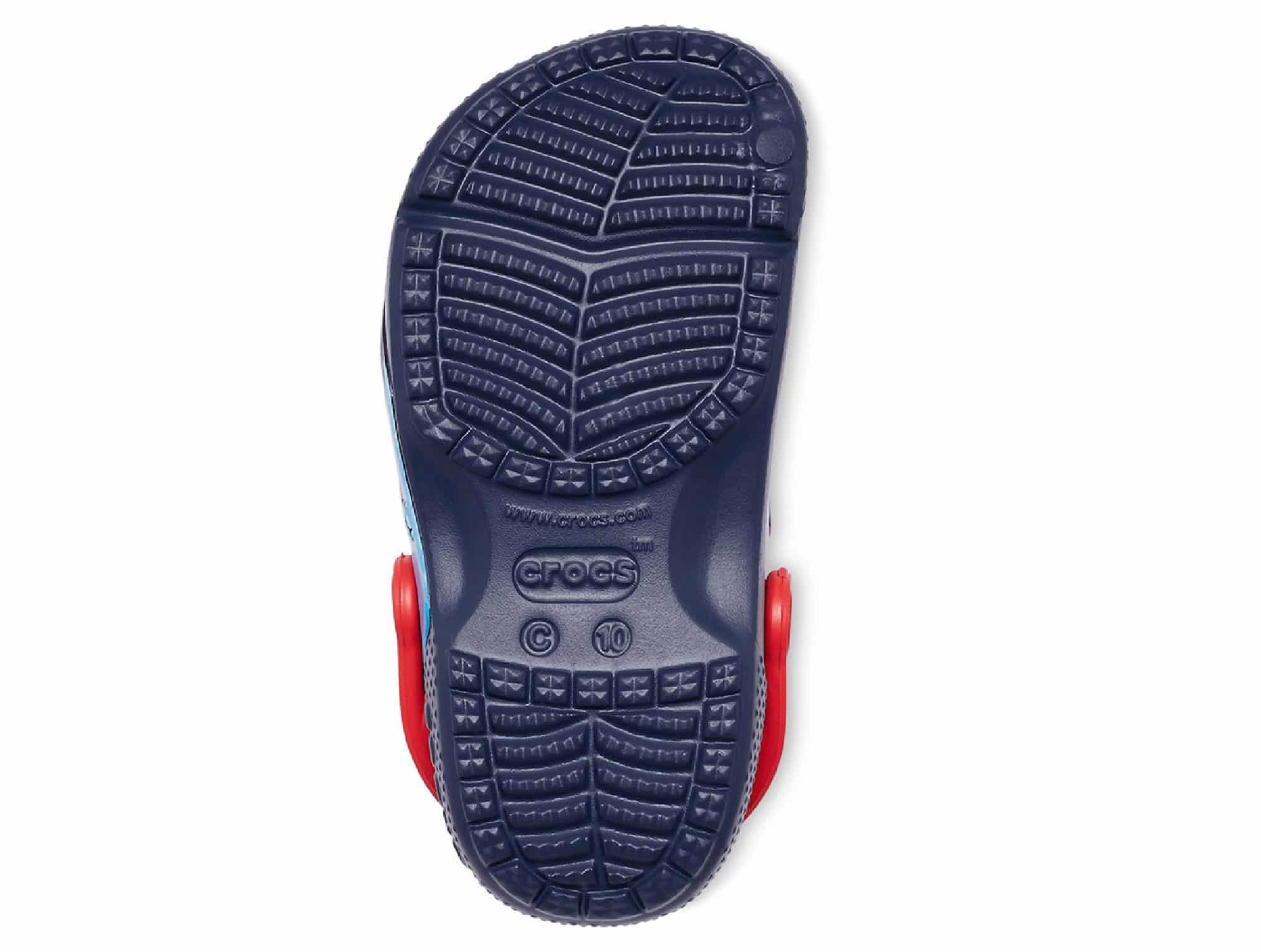 Sabot Crocs Avengers Patch Bleu