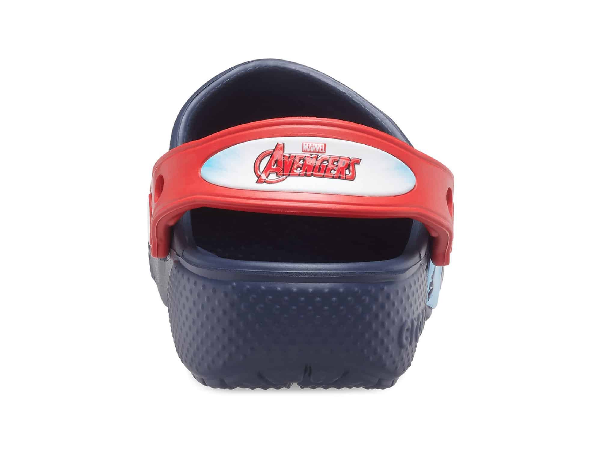 Sabot Crocs Avengers Patch Bleu