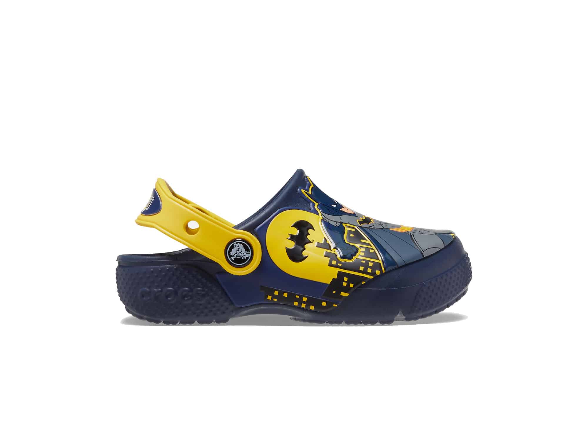 Sabot Crocs Batman Patch Bleu