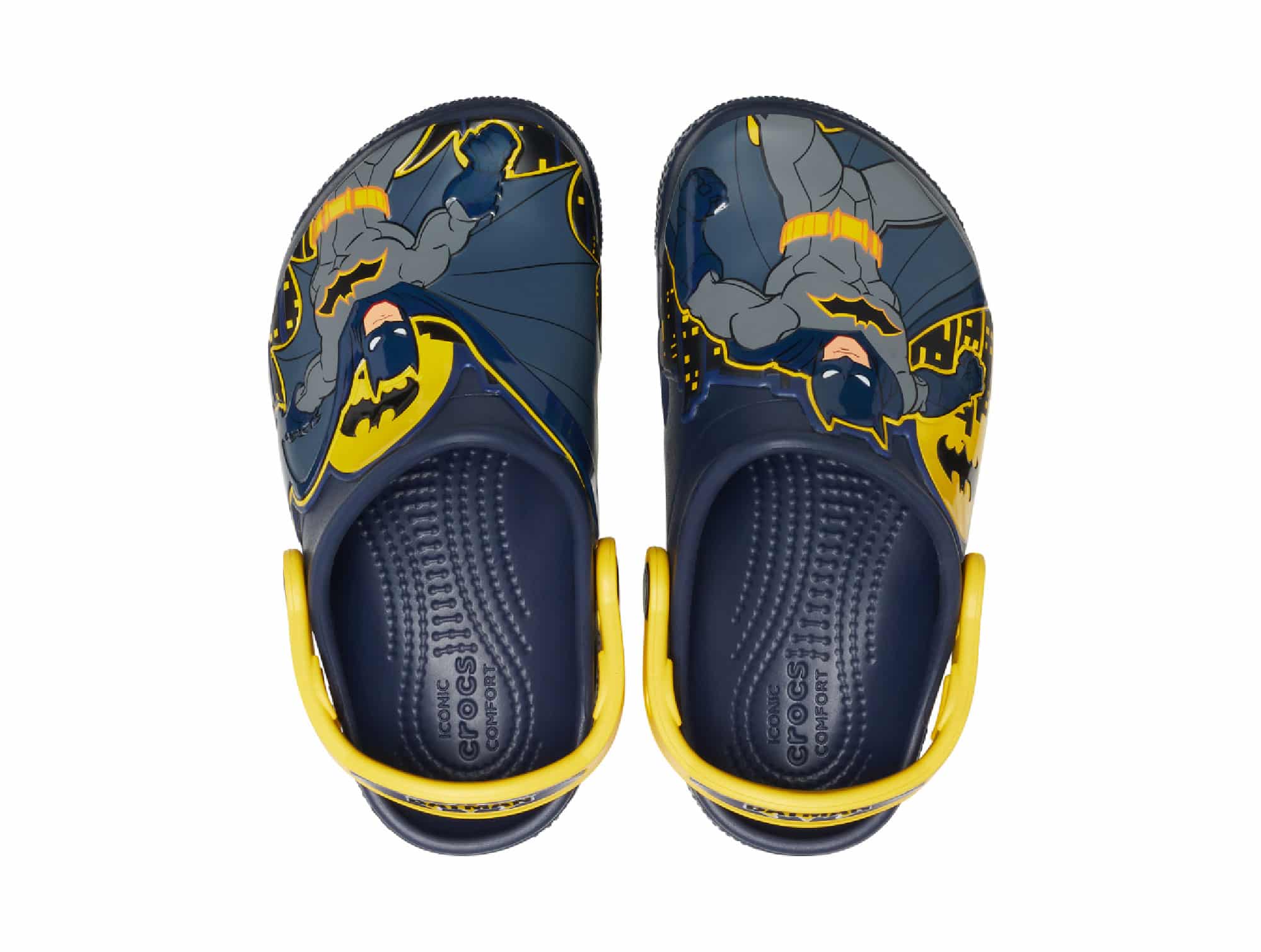 Sabot Crocs Batman Patch Bleu