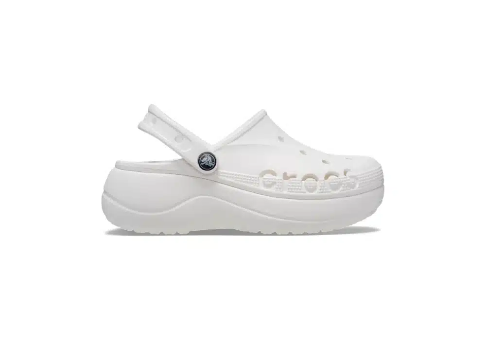 Sabot crocs Baya Platform Blanc
