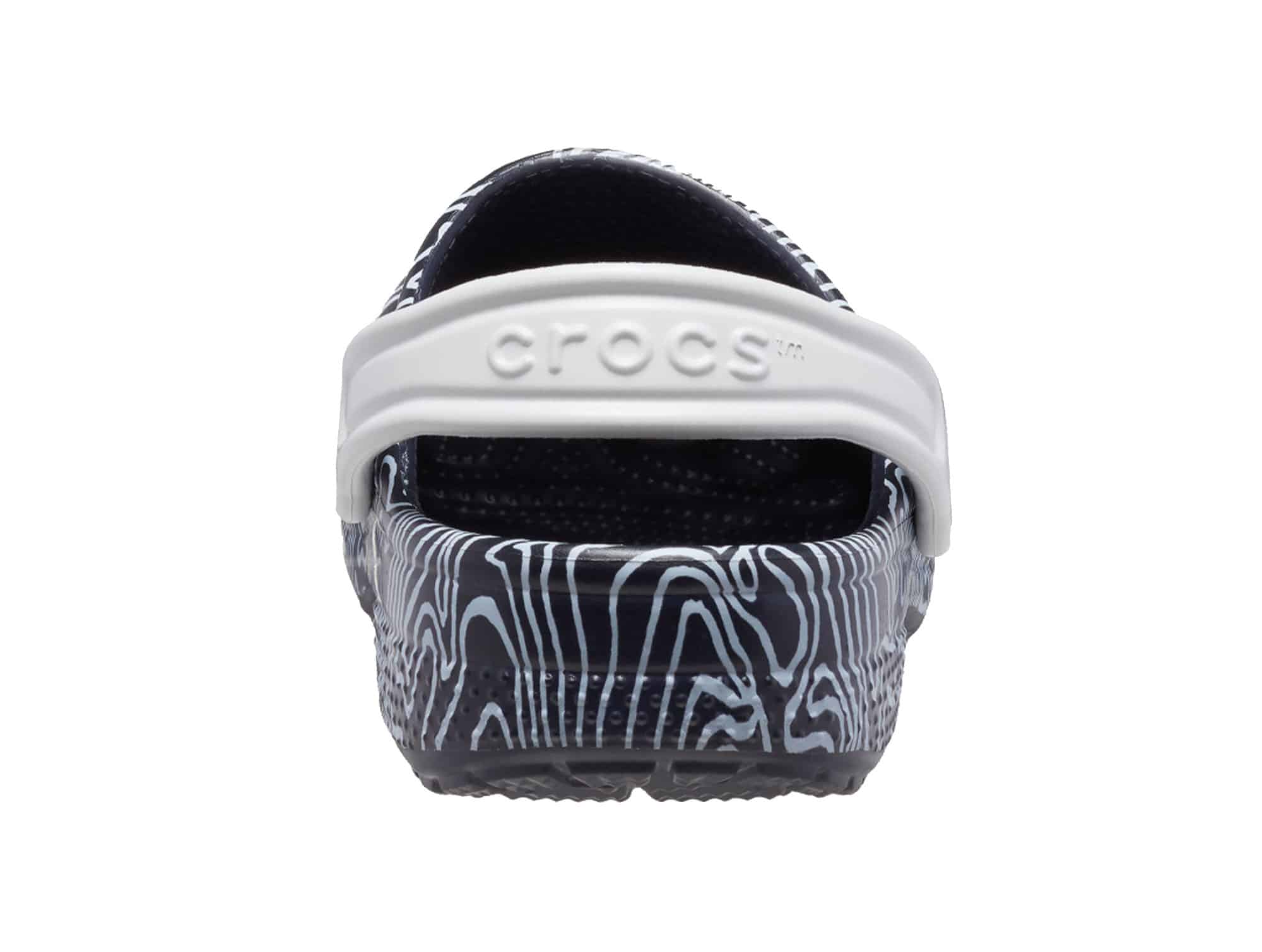 Sabot Crocs Classic Topographic Bleu