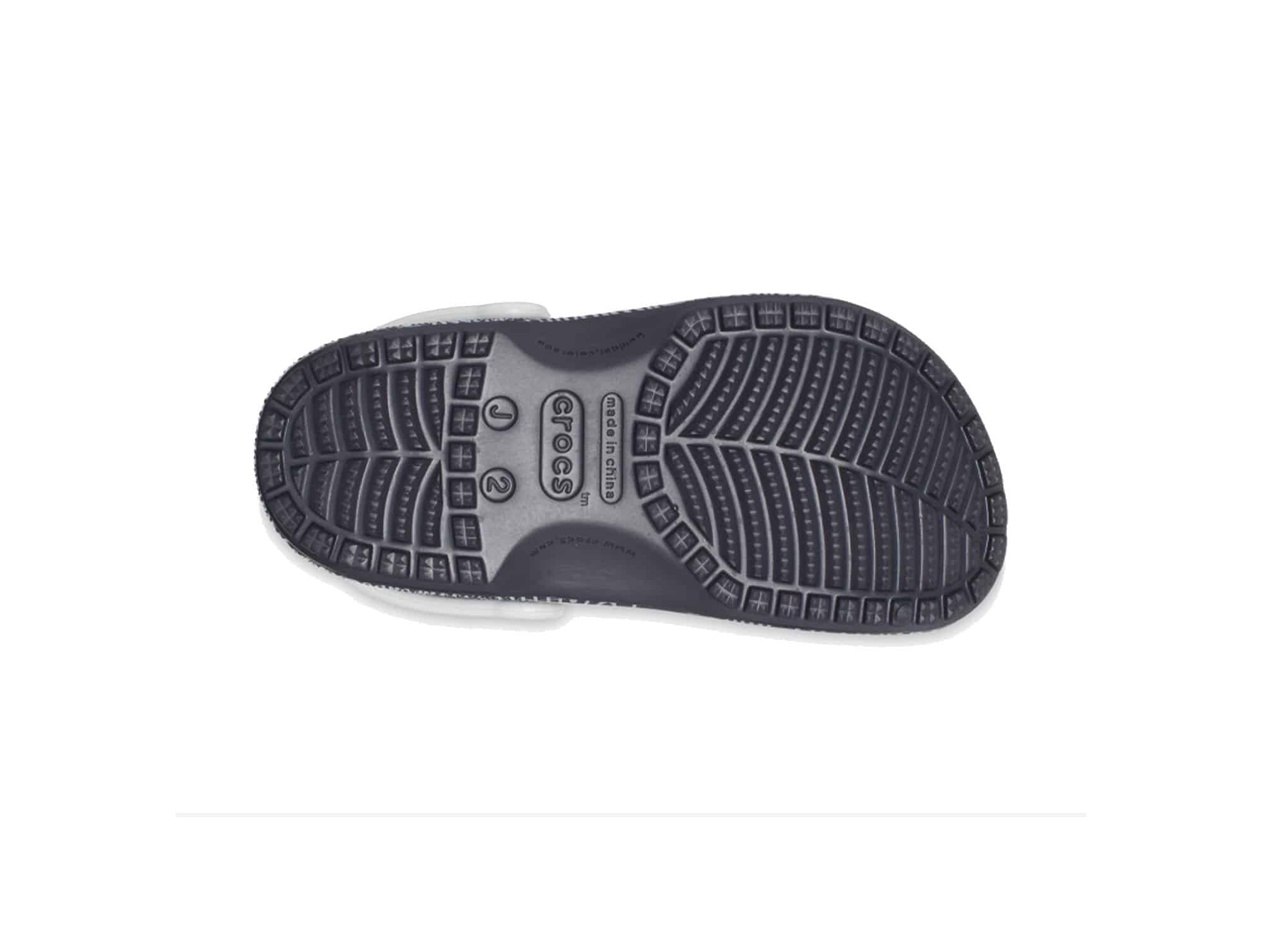 Sabot Crocs Classic Topographic Bleu