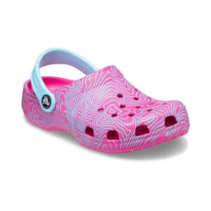 Sabot-Crocs-Classic-Topographic-Rose