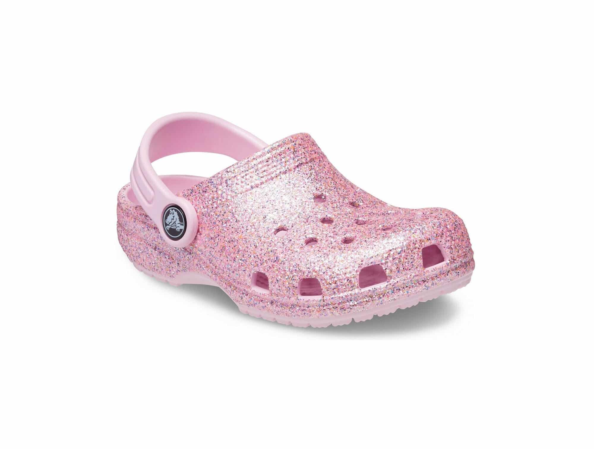 Sabot-crocs-Glitter-ClogT-Rose