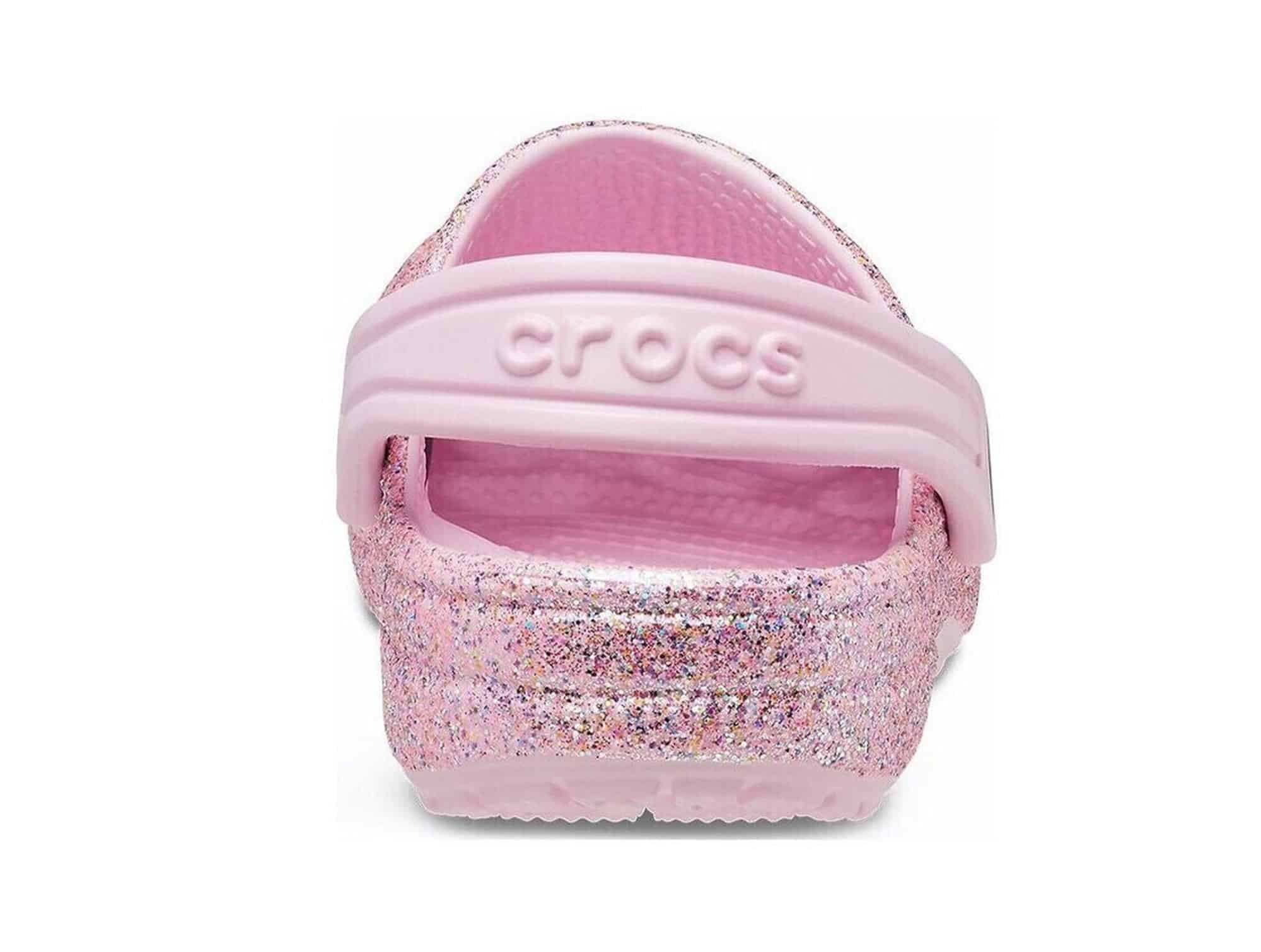 Sabot Crocs Glitter ClogT Rose