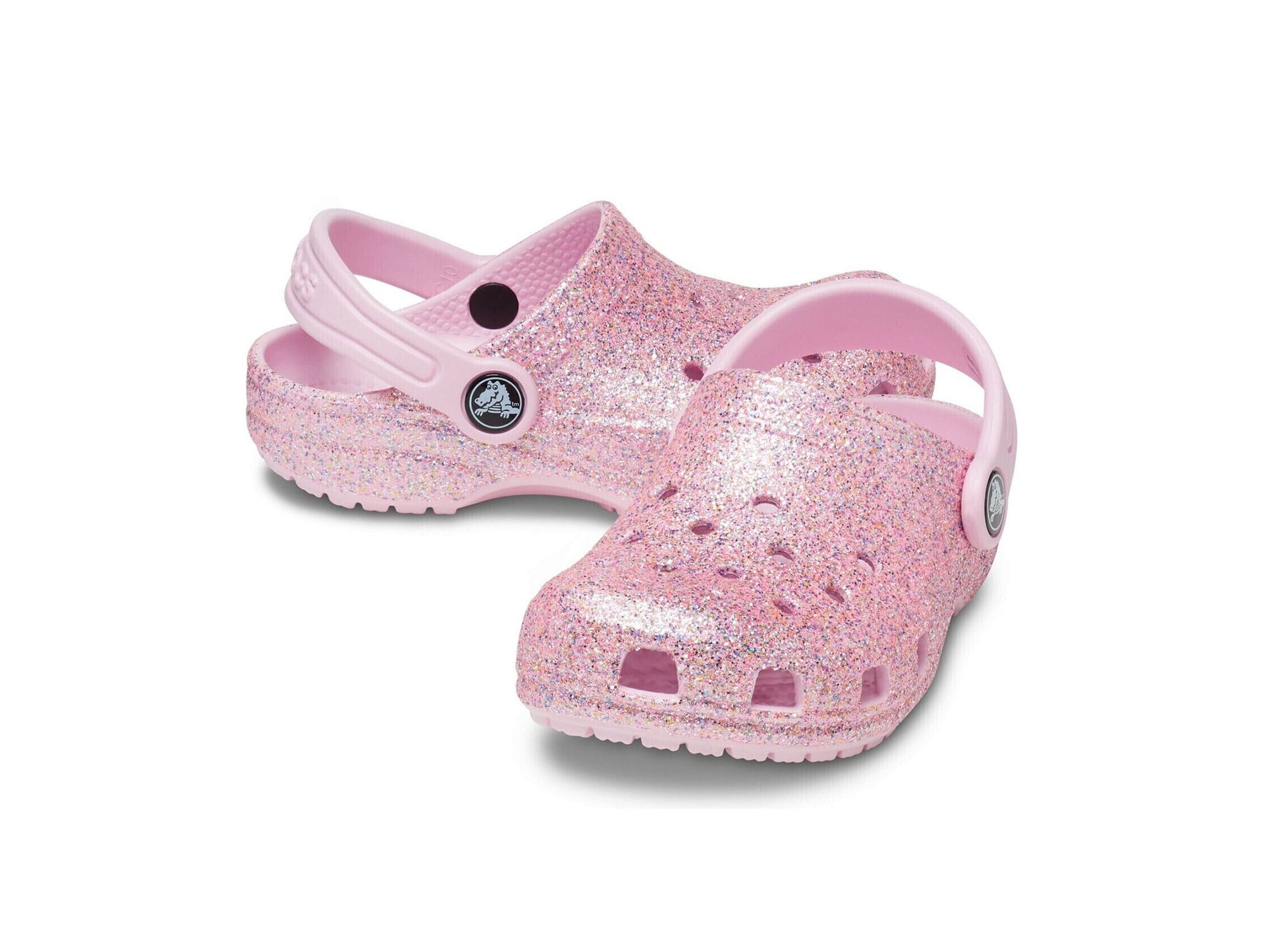 Sabot Crocs Glitter ClogT Rose