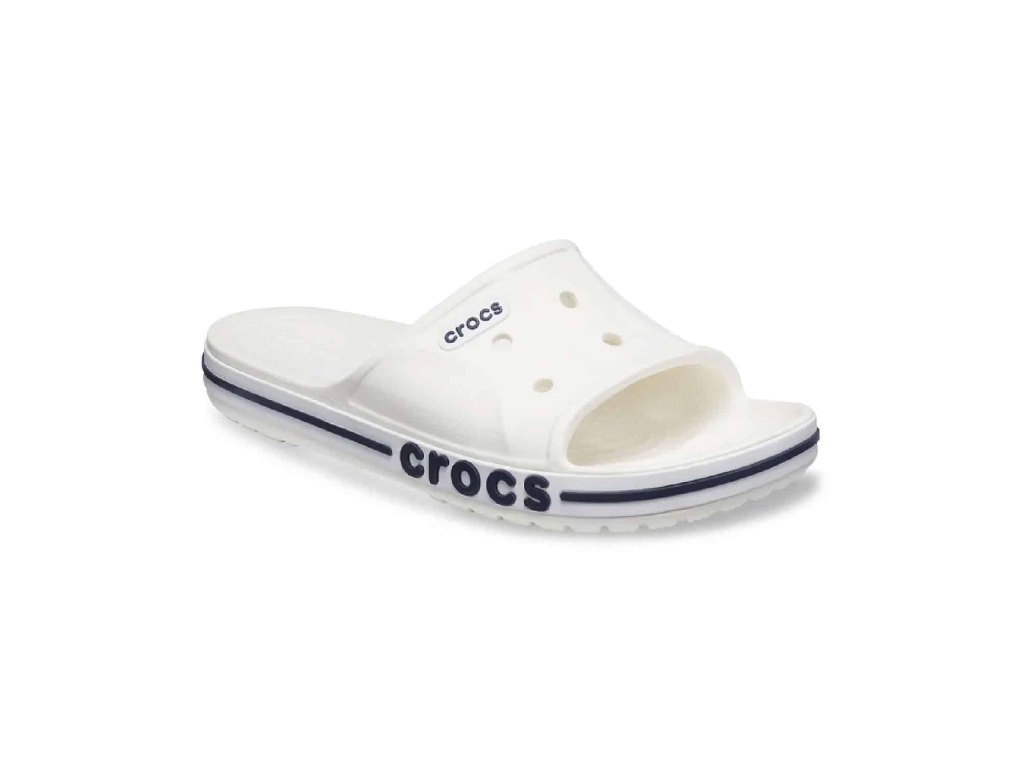 Sandale Crocs Bayaband Slide Blanc/Bleu
