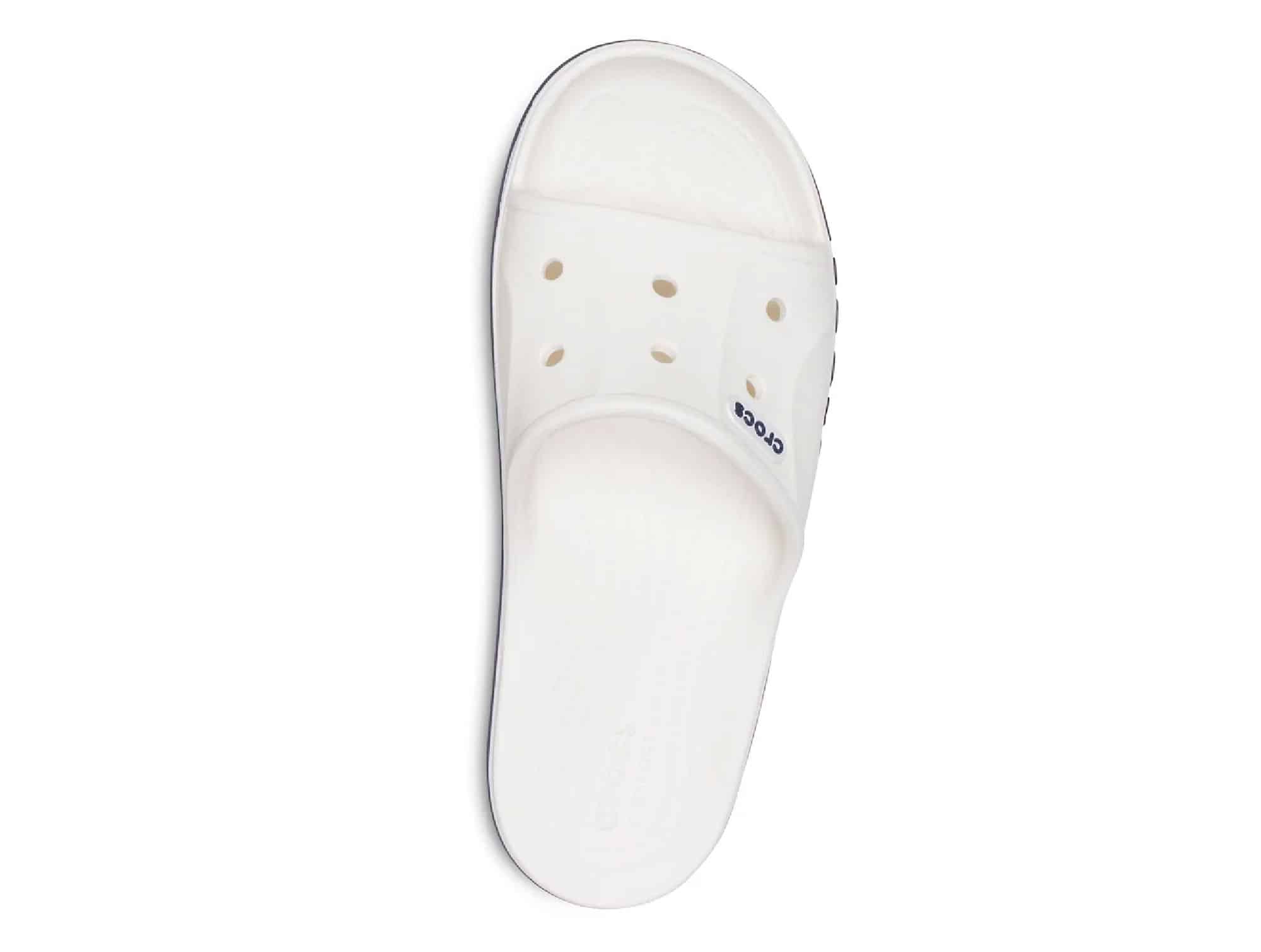 Sandale Crocs Bayaband Slide Blanc/Bleu marine