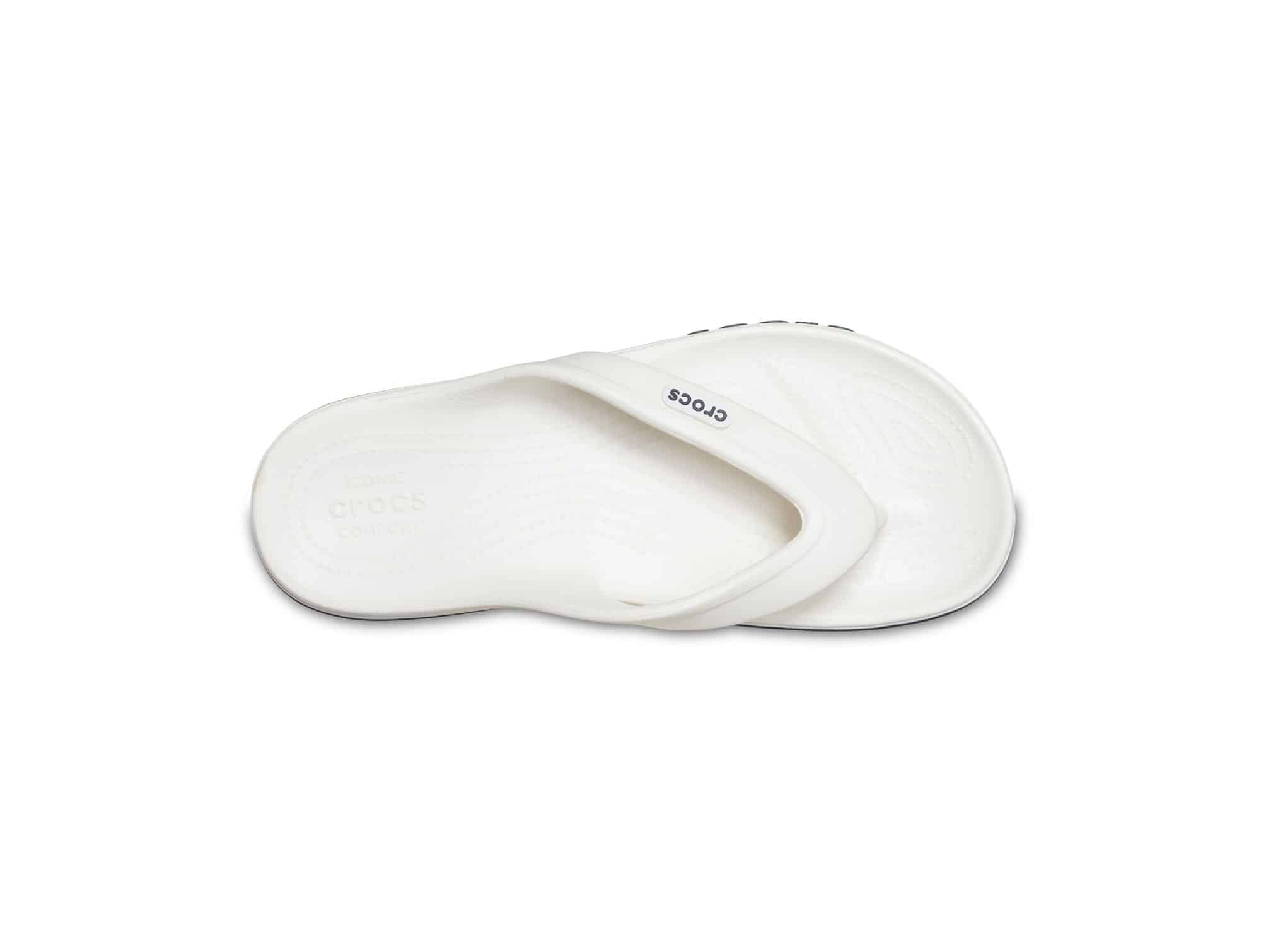Sandale Crocs Bayaband Flip Blanc/bleu
