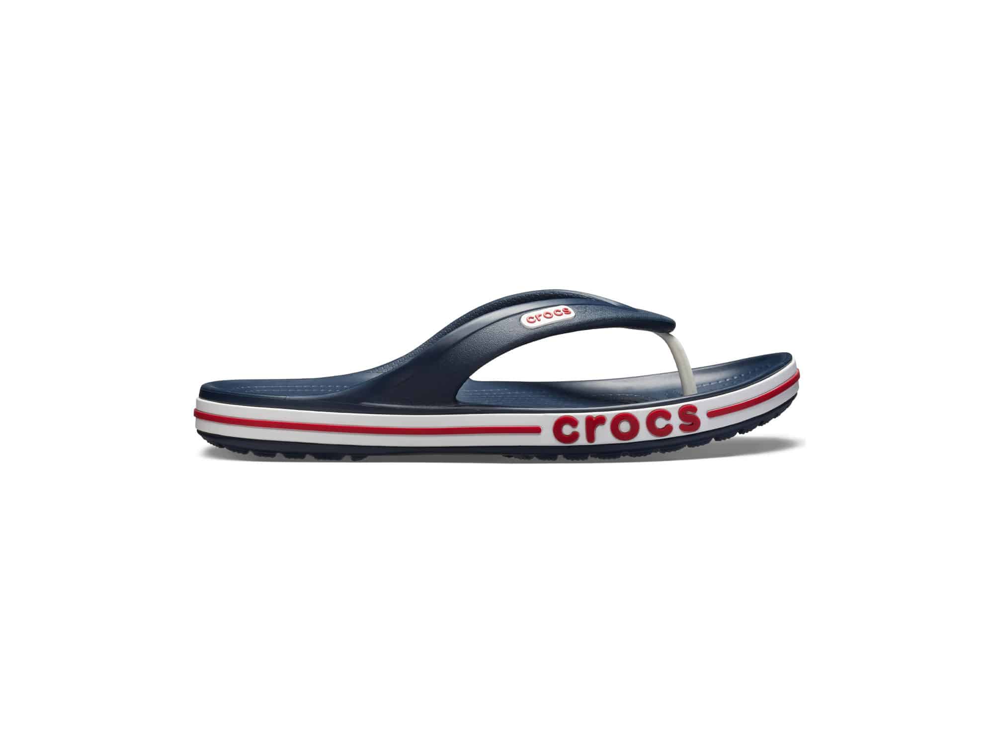 Sandale Crocs Bayaband Flip Bleu/Rouge