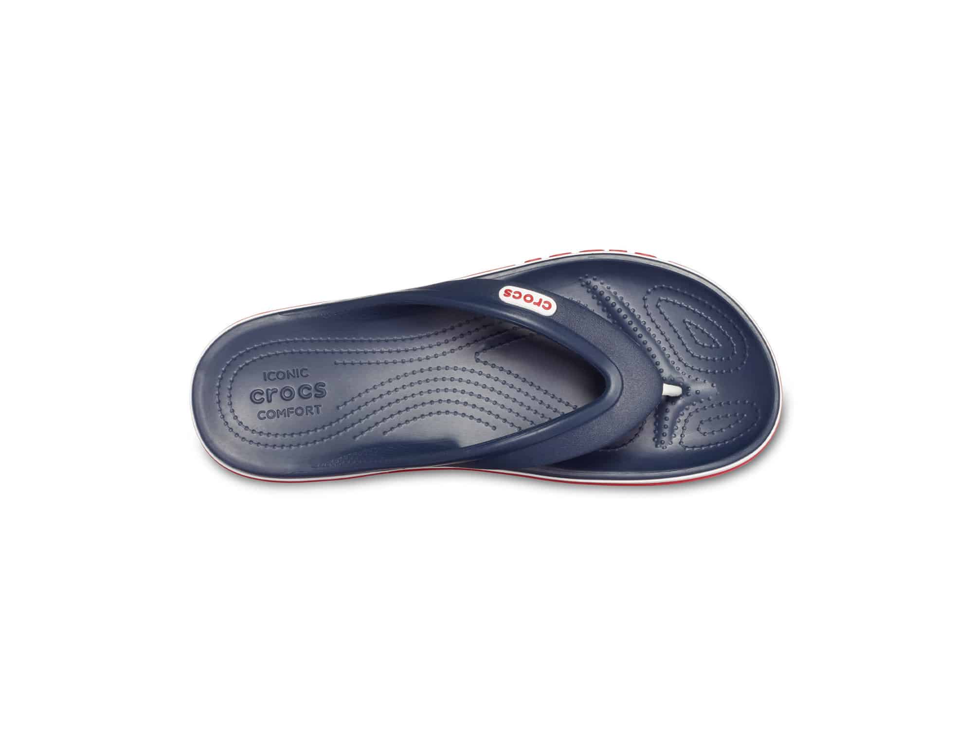 Sandale Crocs Bayaband Flip Bleu/Rouge