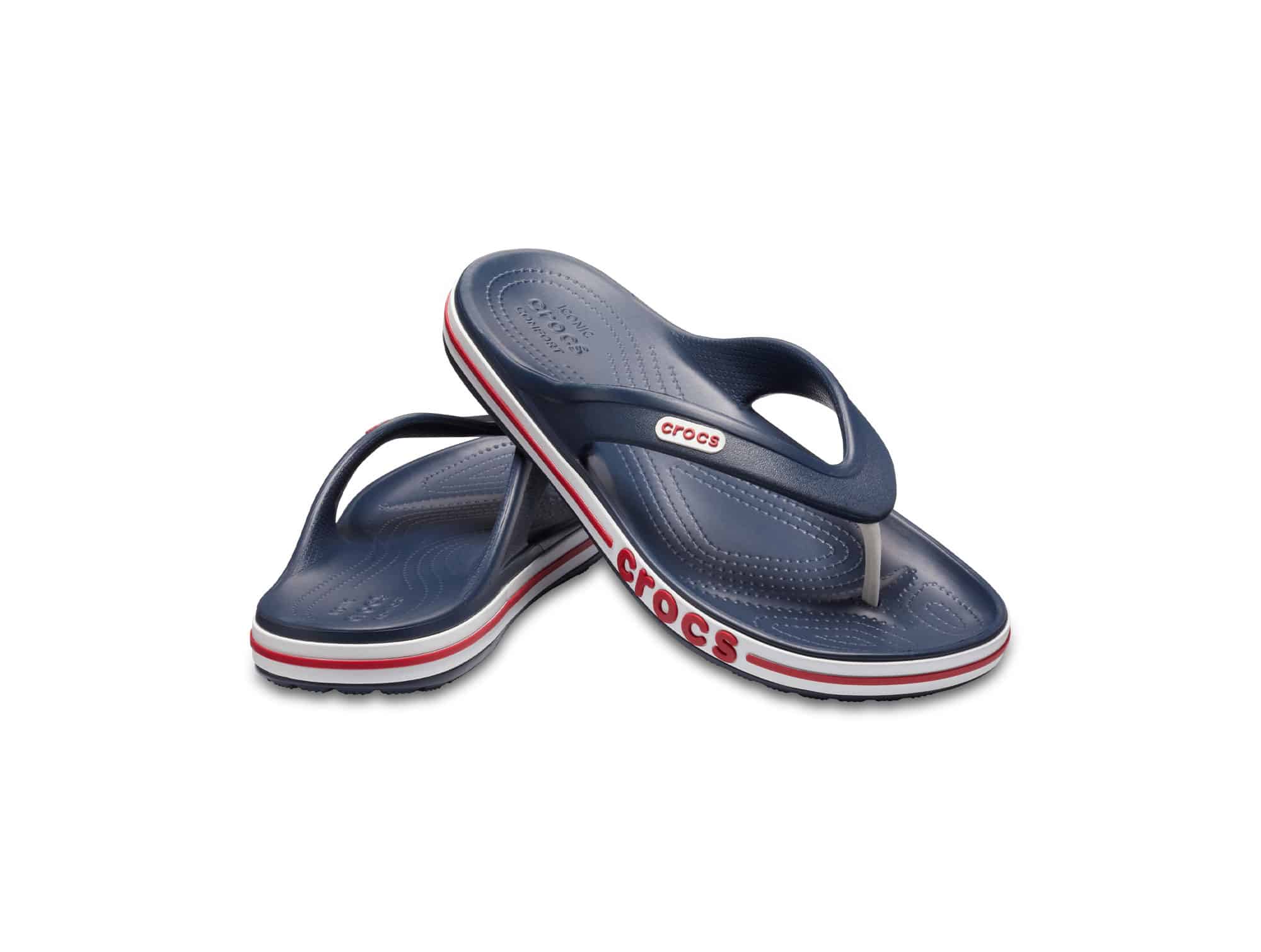 Sandale Crocs Bayaband Flip Bleu/Rouge