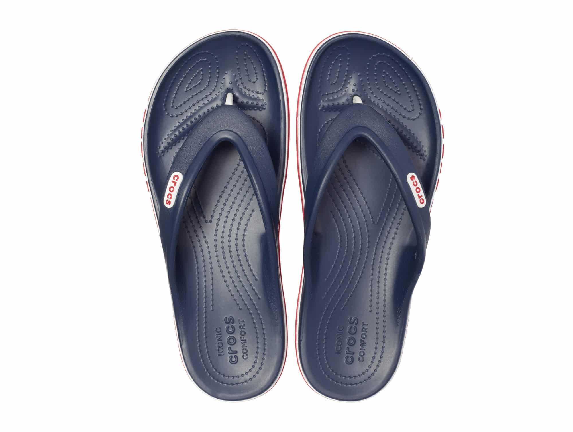 Sandale Crocs Bayaband Flip Bleu/Rouge
