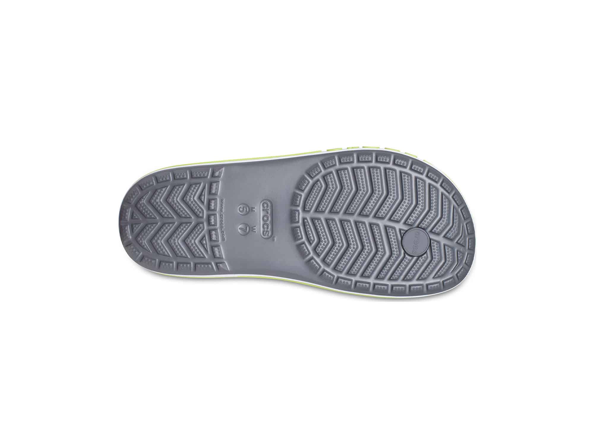 Sandale Crocs Bayaband Flip Gris et Vert