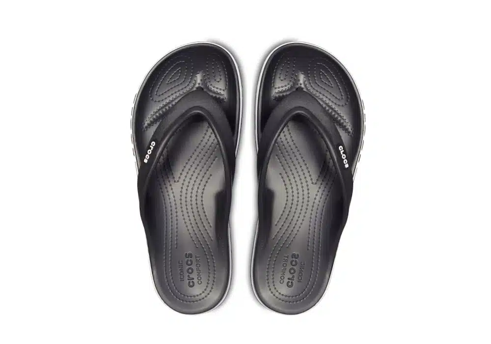 Sandale Crocs Bayaband Flip Noir/Blanc