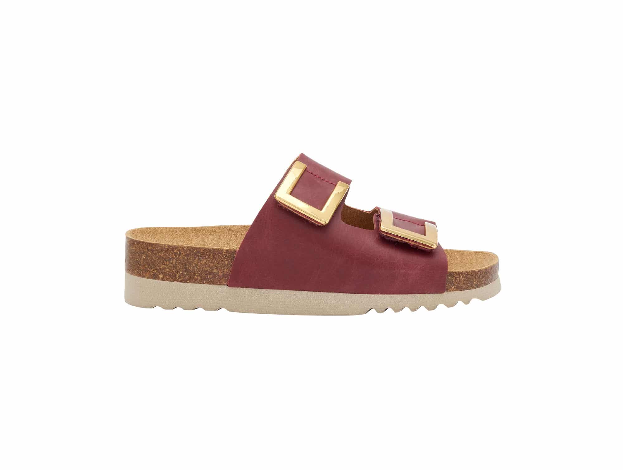 Sandales Monterey 2 Straps Framboise