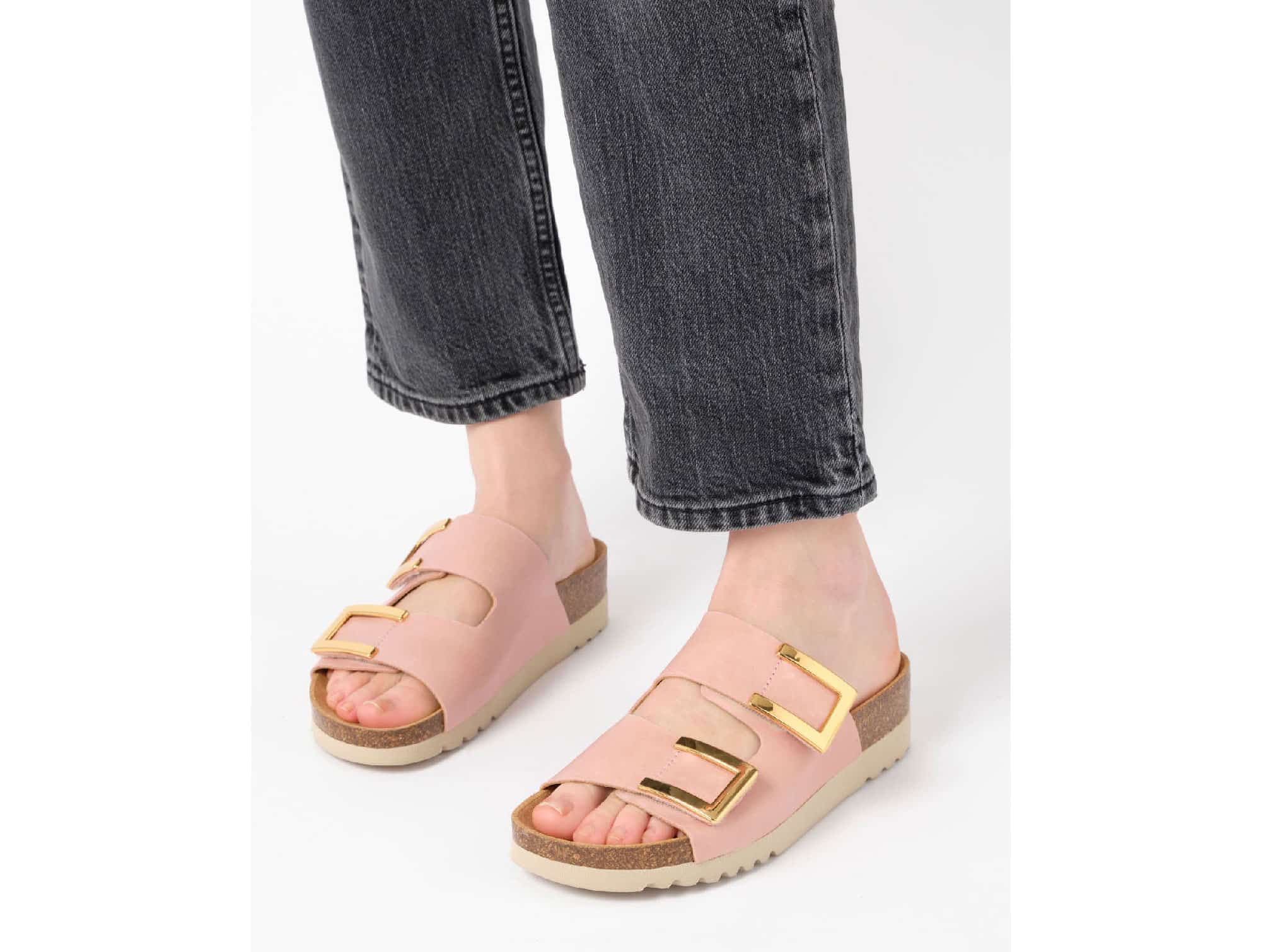Sandales Monterey 2 Straps Rose