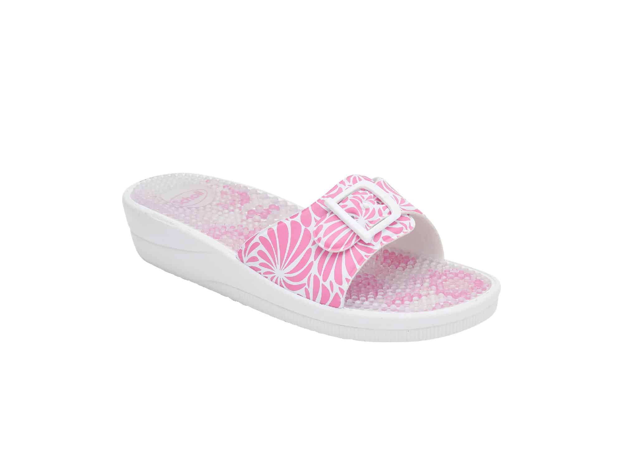 Sandale-Scholl-NEW-MASSAGE-Blanc-Rose